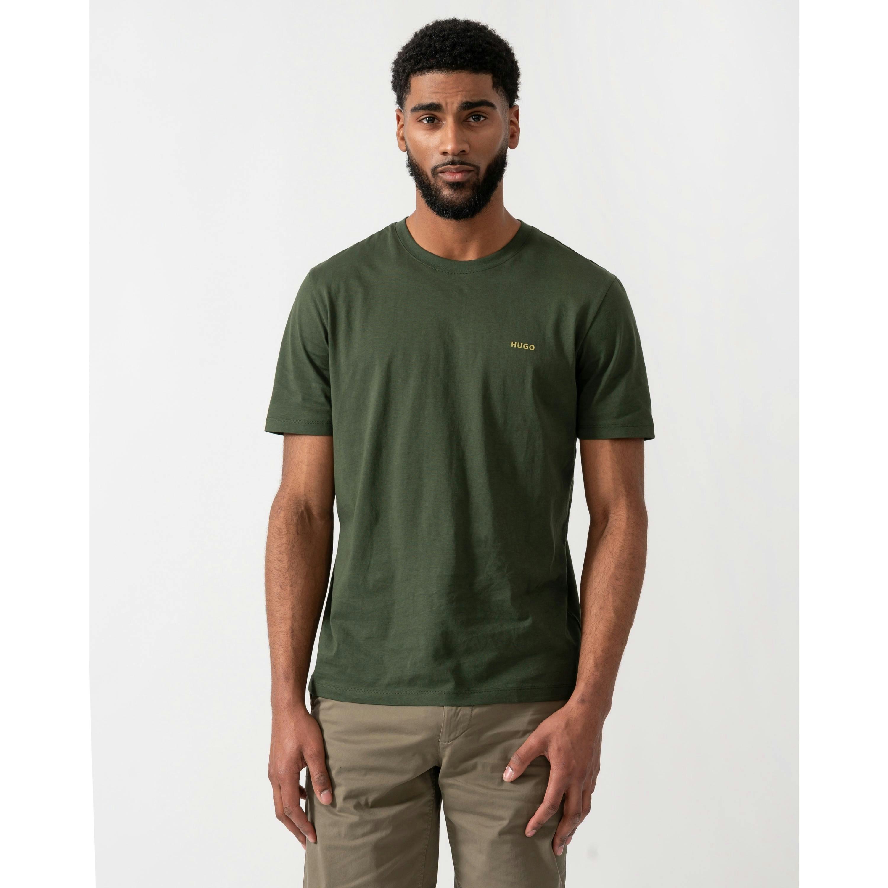 Hugo Boss Logo Print T-Shirt  in Green , view 1 of 3