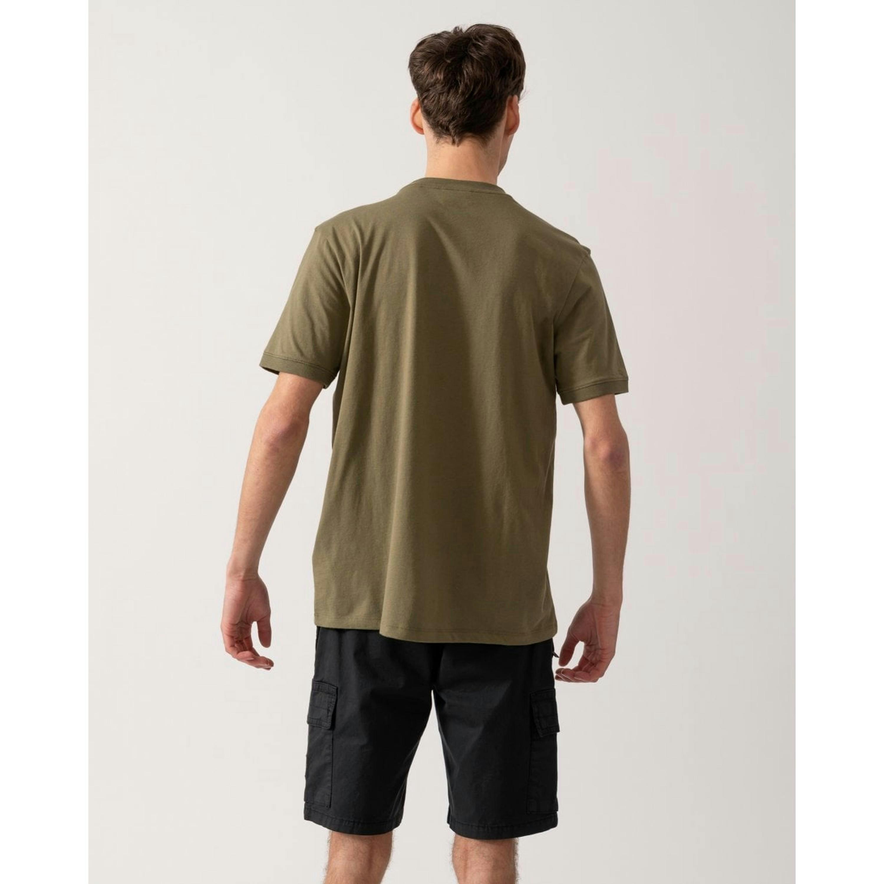Hugo Boss Label Logo T-Shirt  in Grey , view 2 of 4