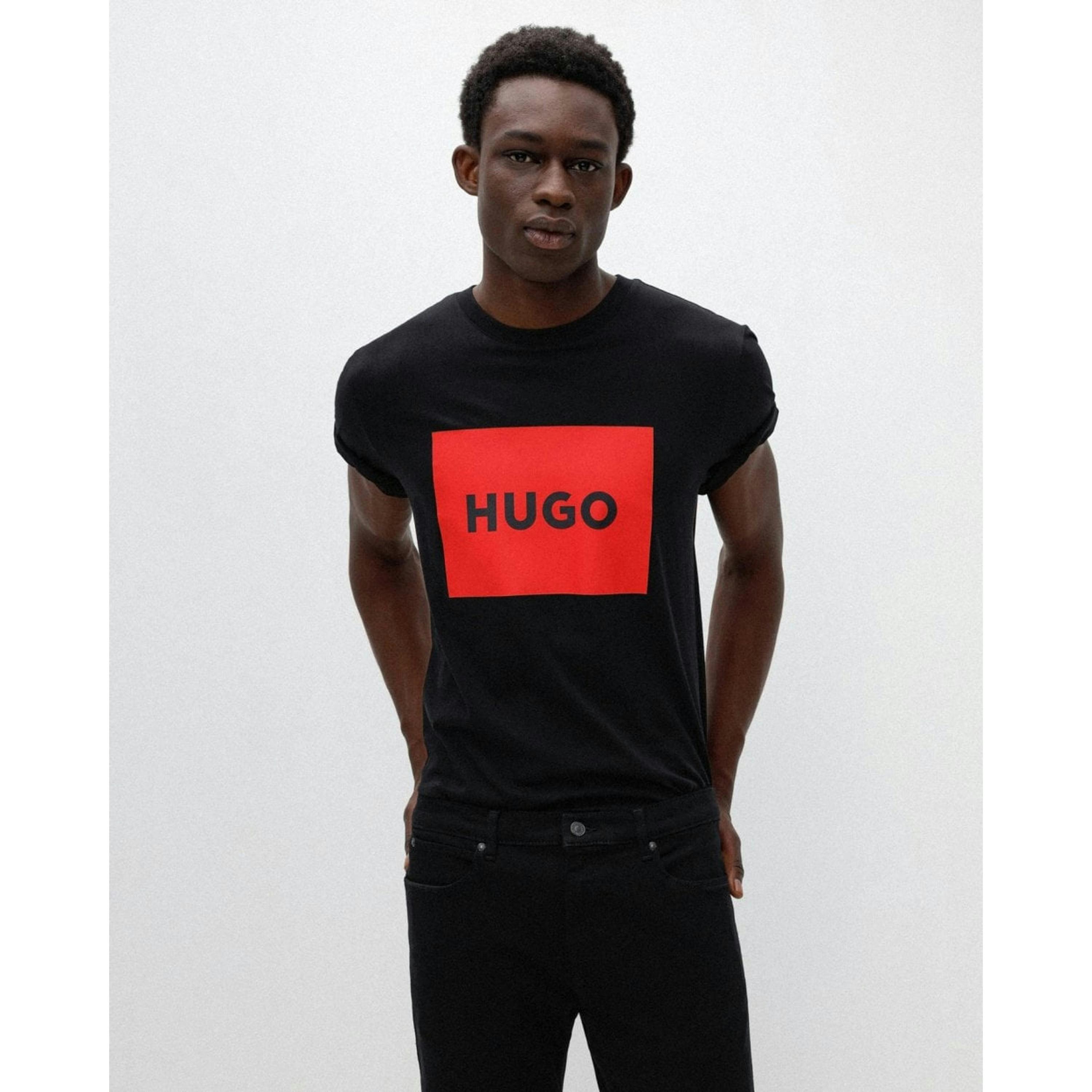 Hugo Boss Logo T-Shirt  in Black , view 1 of 3