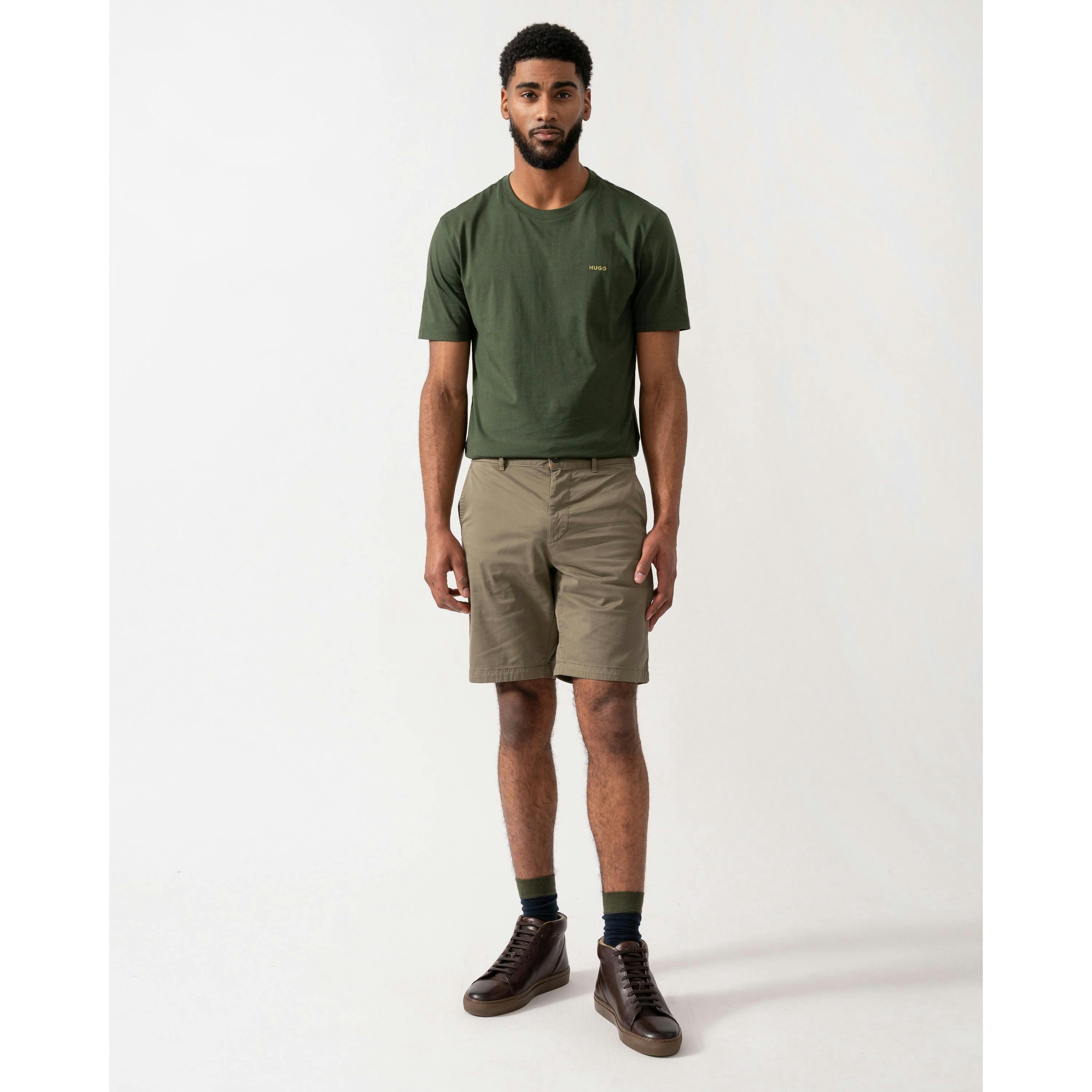 Hugo Boss Chino Shorts  in Green , view 1 of 3
