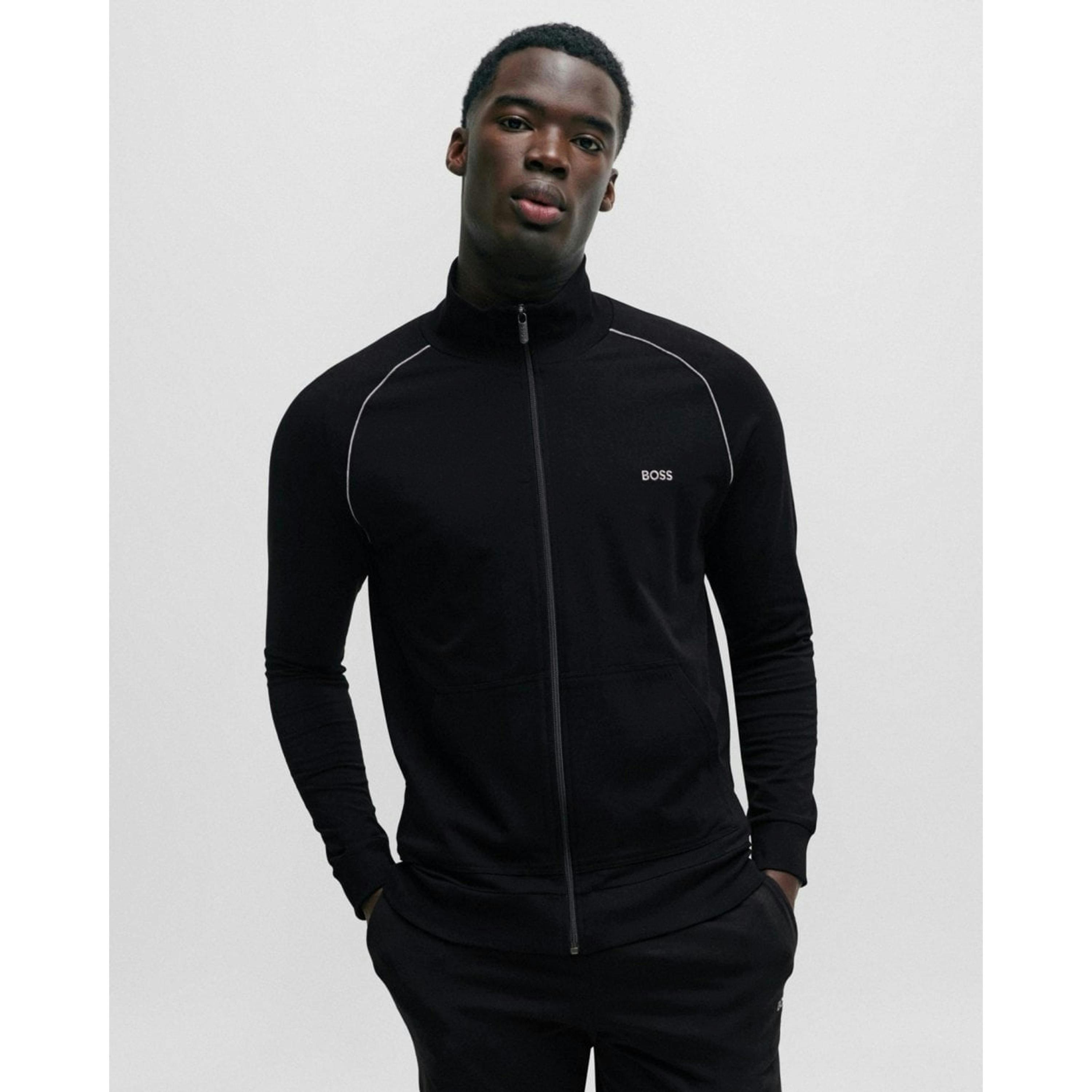 Hugo Boss Logo Detail Sweatshirt  in Black , view 1 of 4
