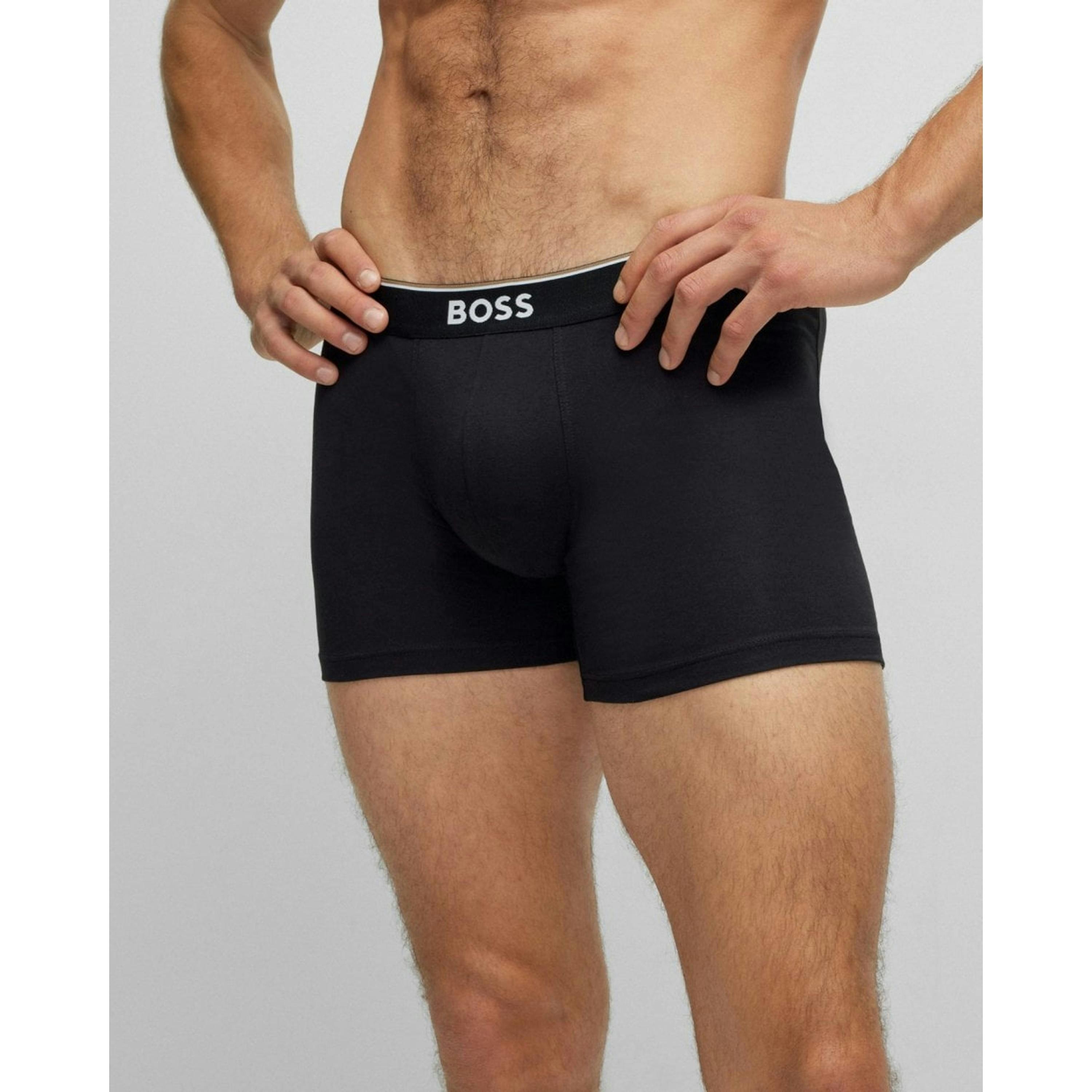 Hugo Boss Logos Boxers  in Black , view 1 of 5