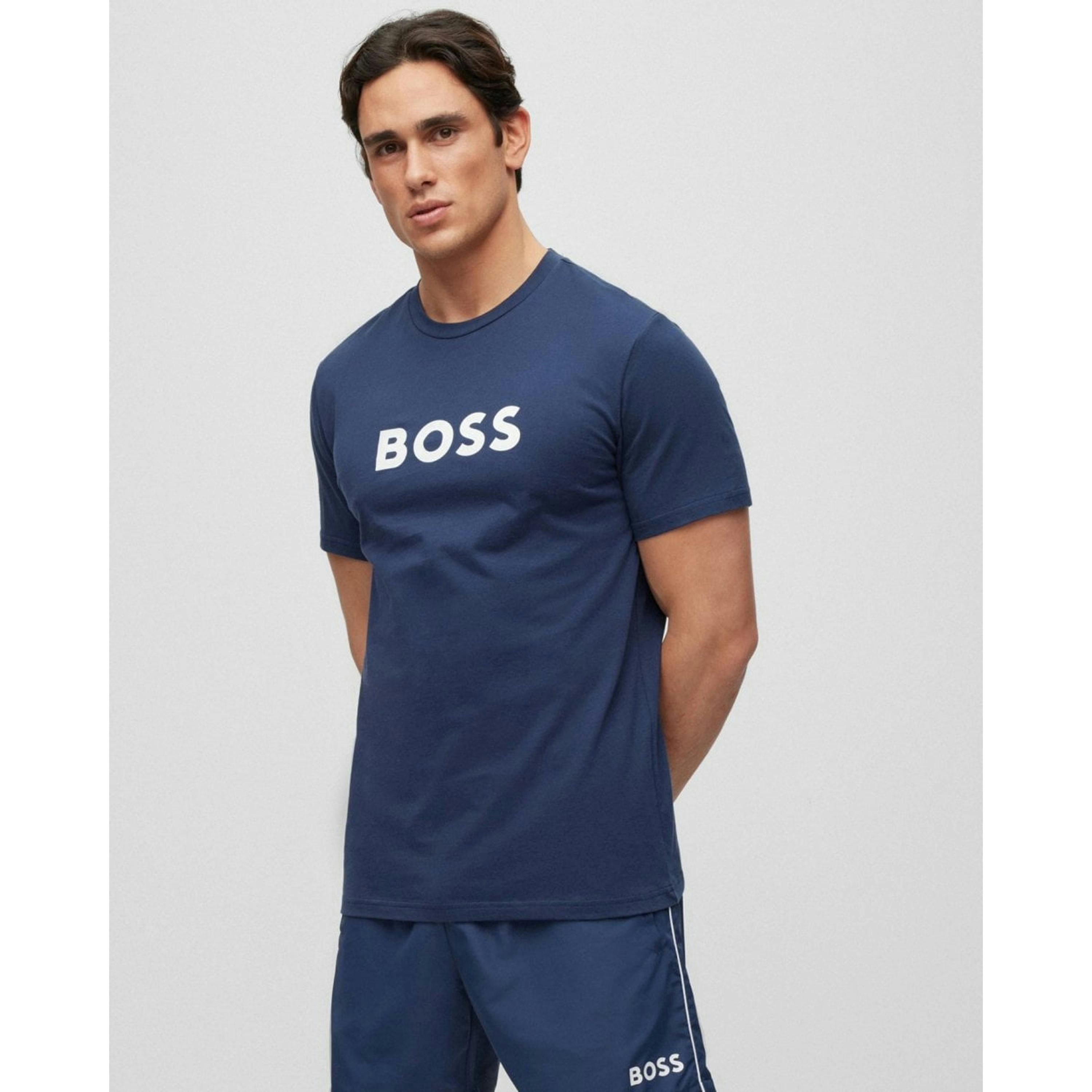 Hugo Boss Contrast Logo T-Shirt  in Grey , view 1 of 2