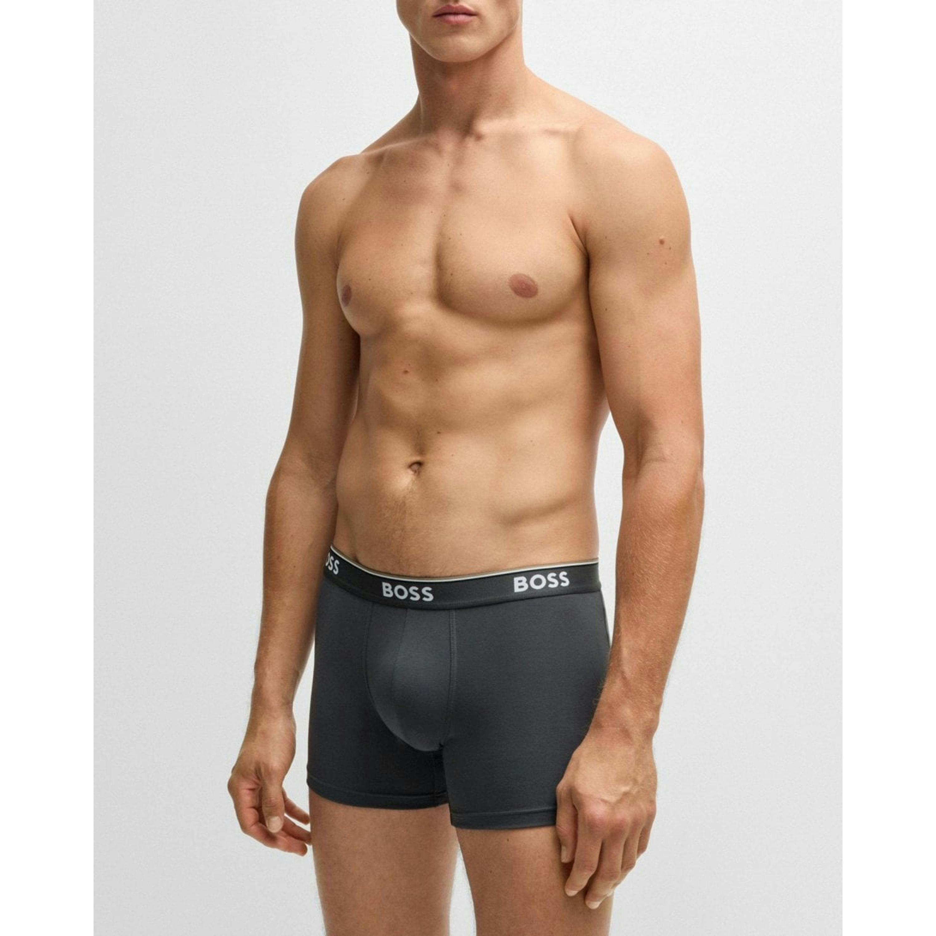 Hugo Boss With Logos Boxers  in Blue , view 1 of 6