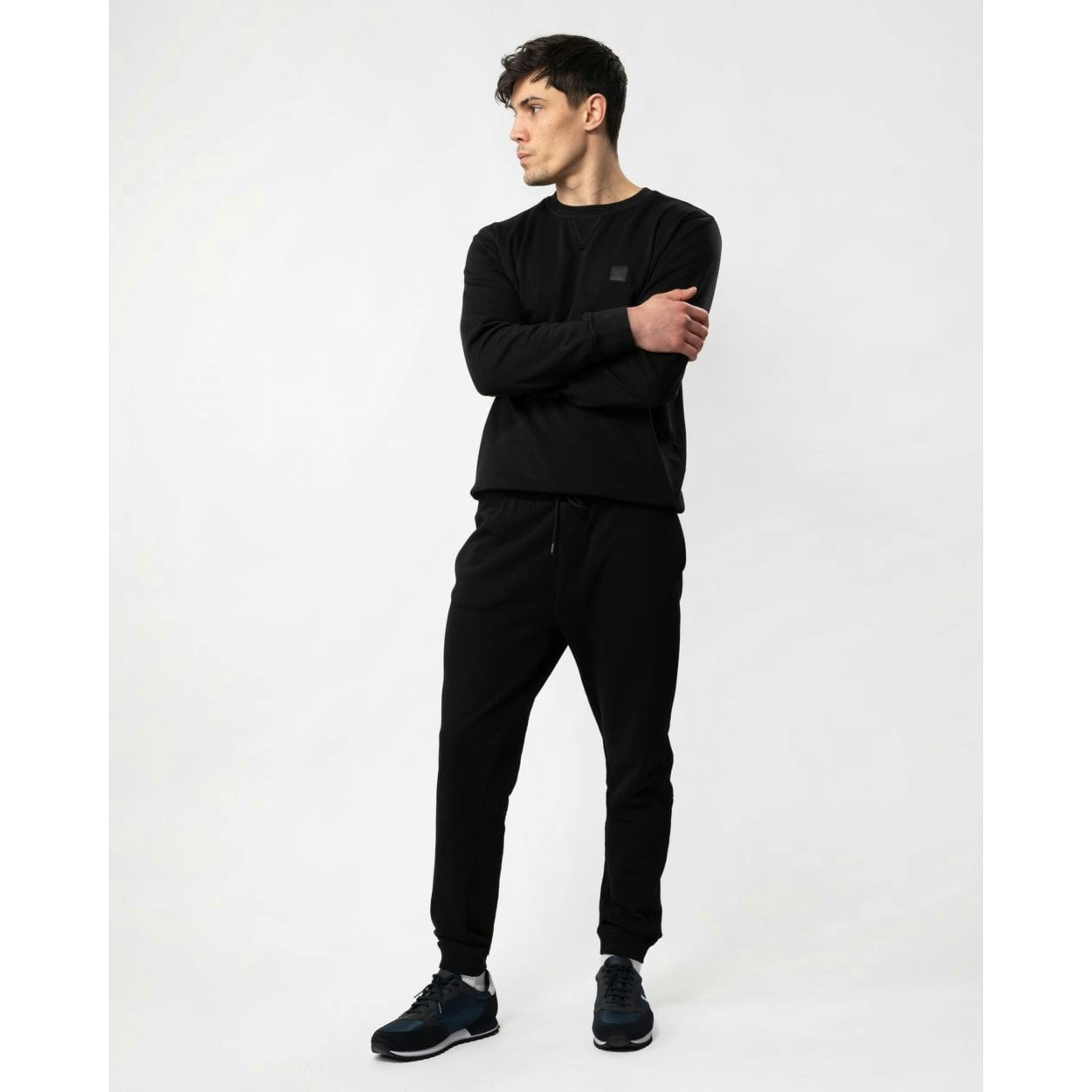 Hugo Boss Logo Patch Joggers  in Black , view 4 of 4