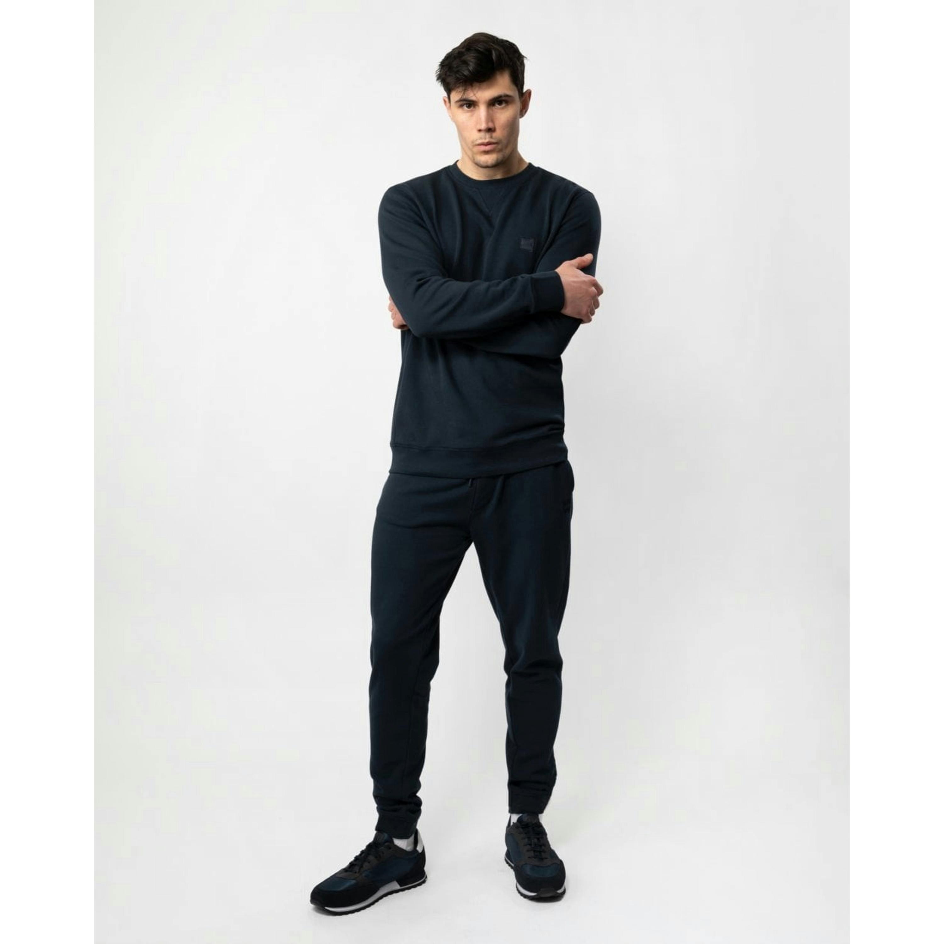 Hugo Boss Logo Patch Joggers  in Grey , view 4 of 4