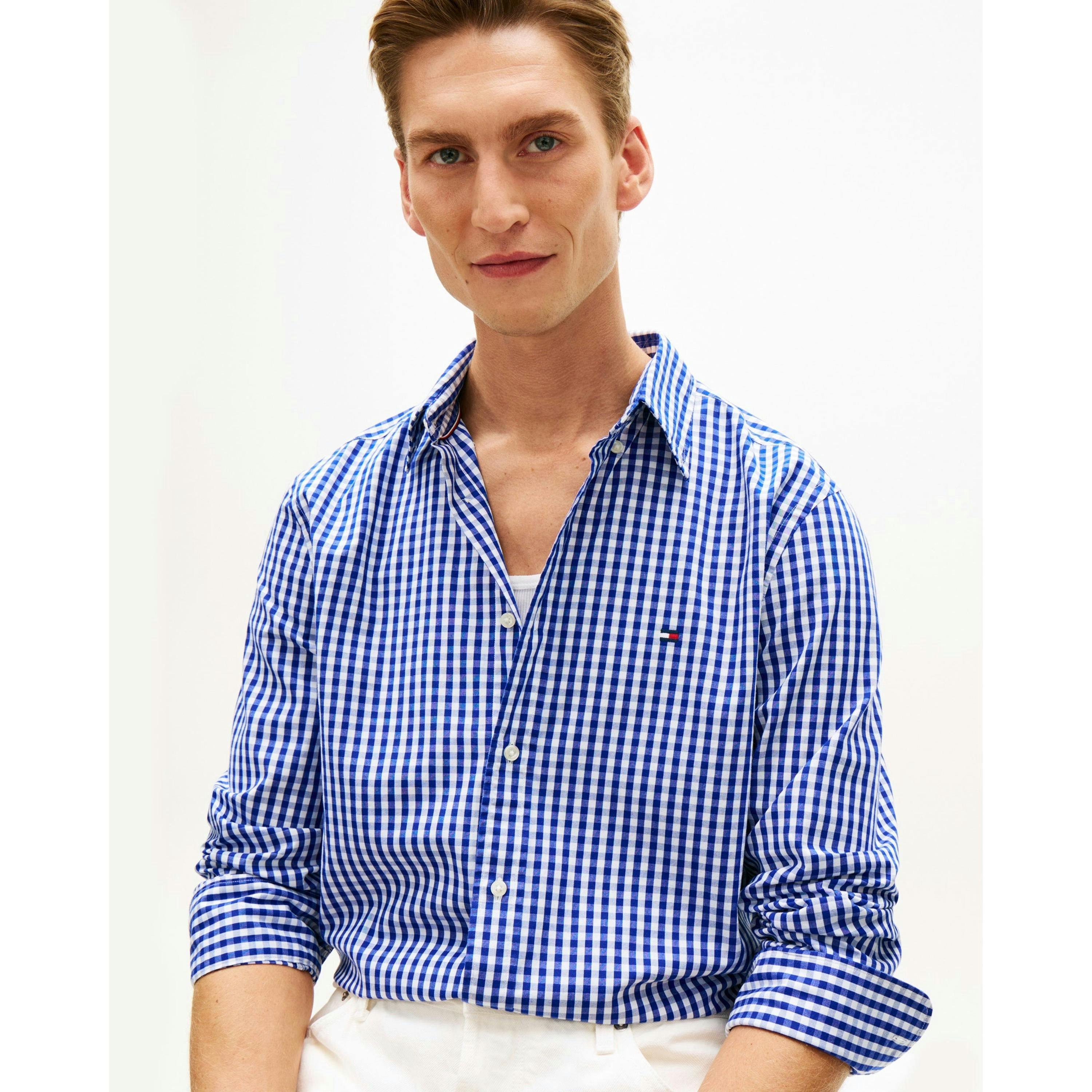 Tommy Hilfiger Gingham Shirt  in Blue , view 1 of 5