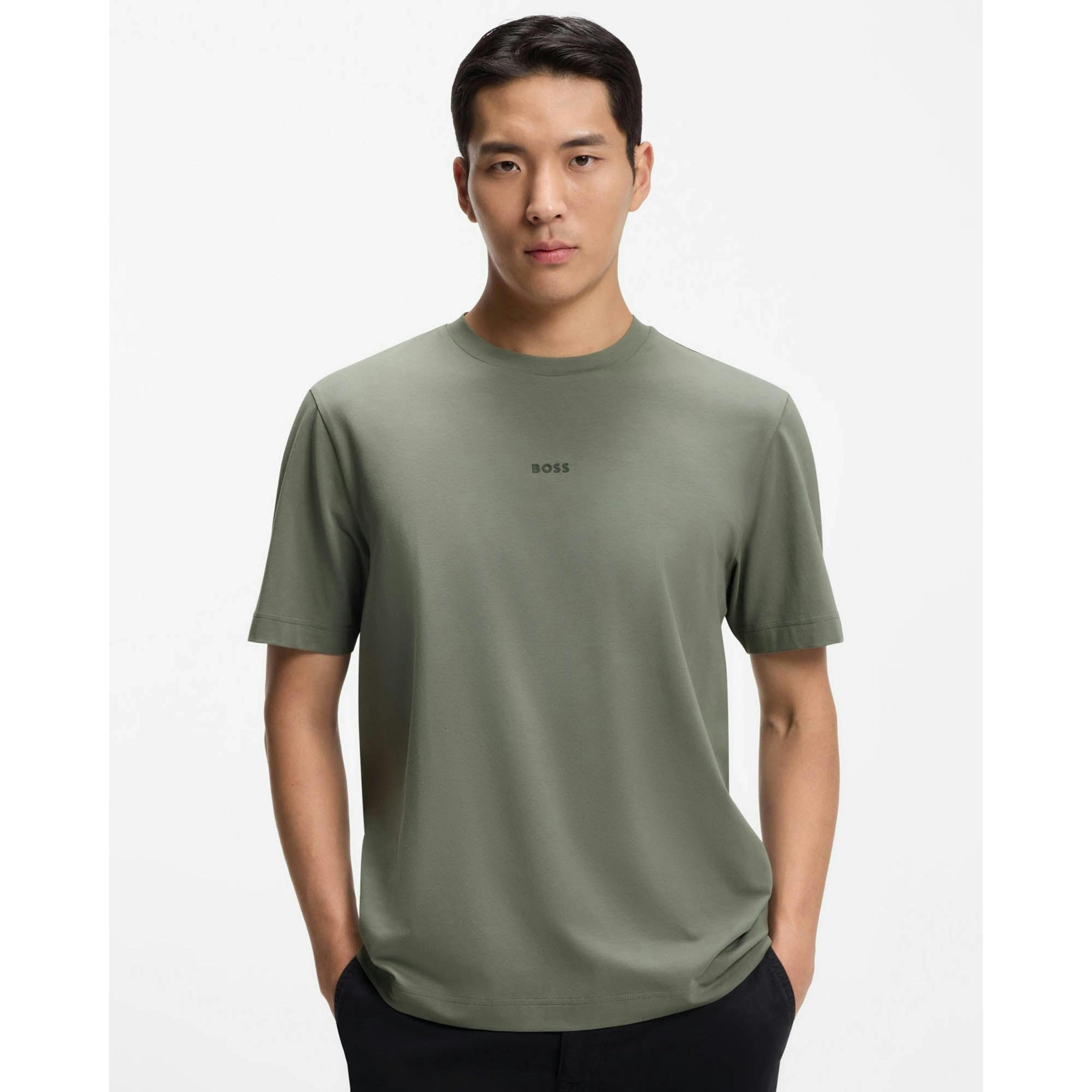 Hugo Boss Small Logo T-Shirt  in Grey , view 1 of 4