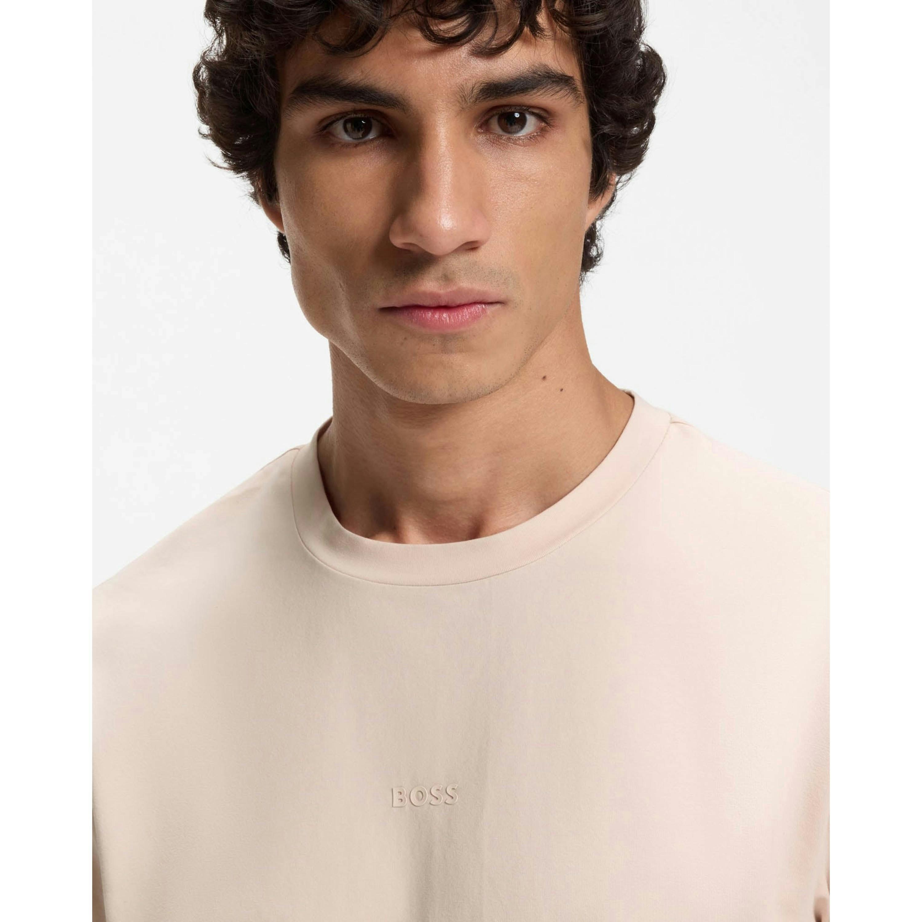 Hugo Boss Small Logo T-Shirt  in Pink , view 3 of 4