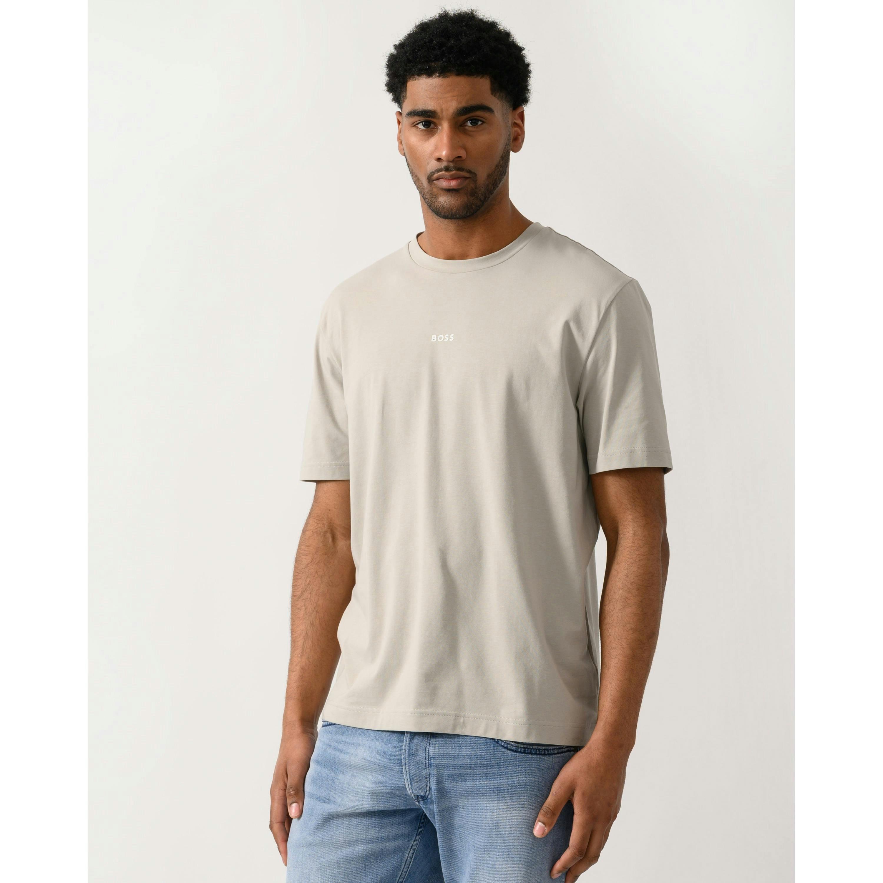 Hugo Boss Small Logo T-Shirt  in Grey , view 1 of 4