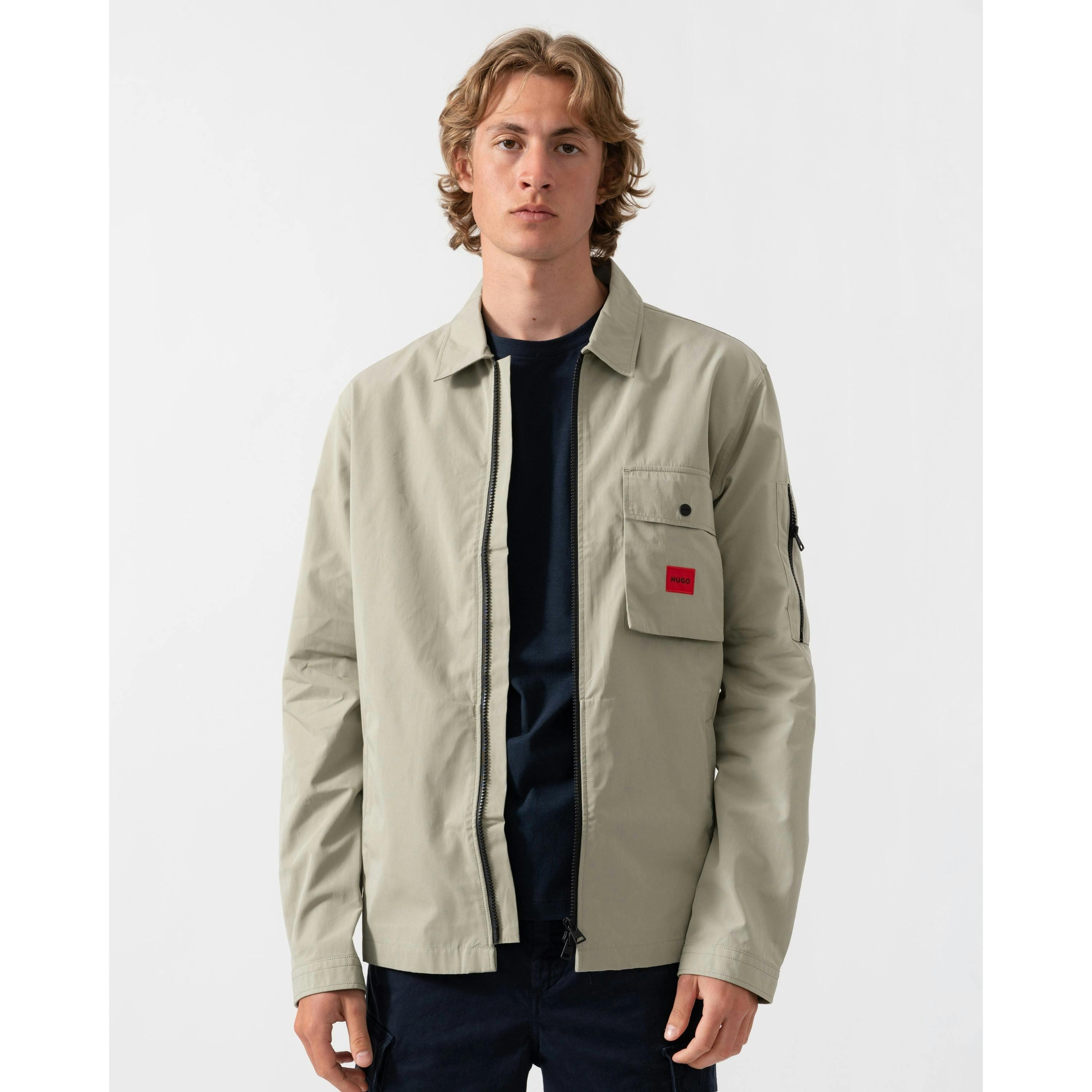 Hugo Boss Overshirts  in Silver , view 1 of 4