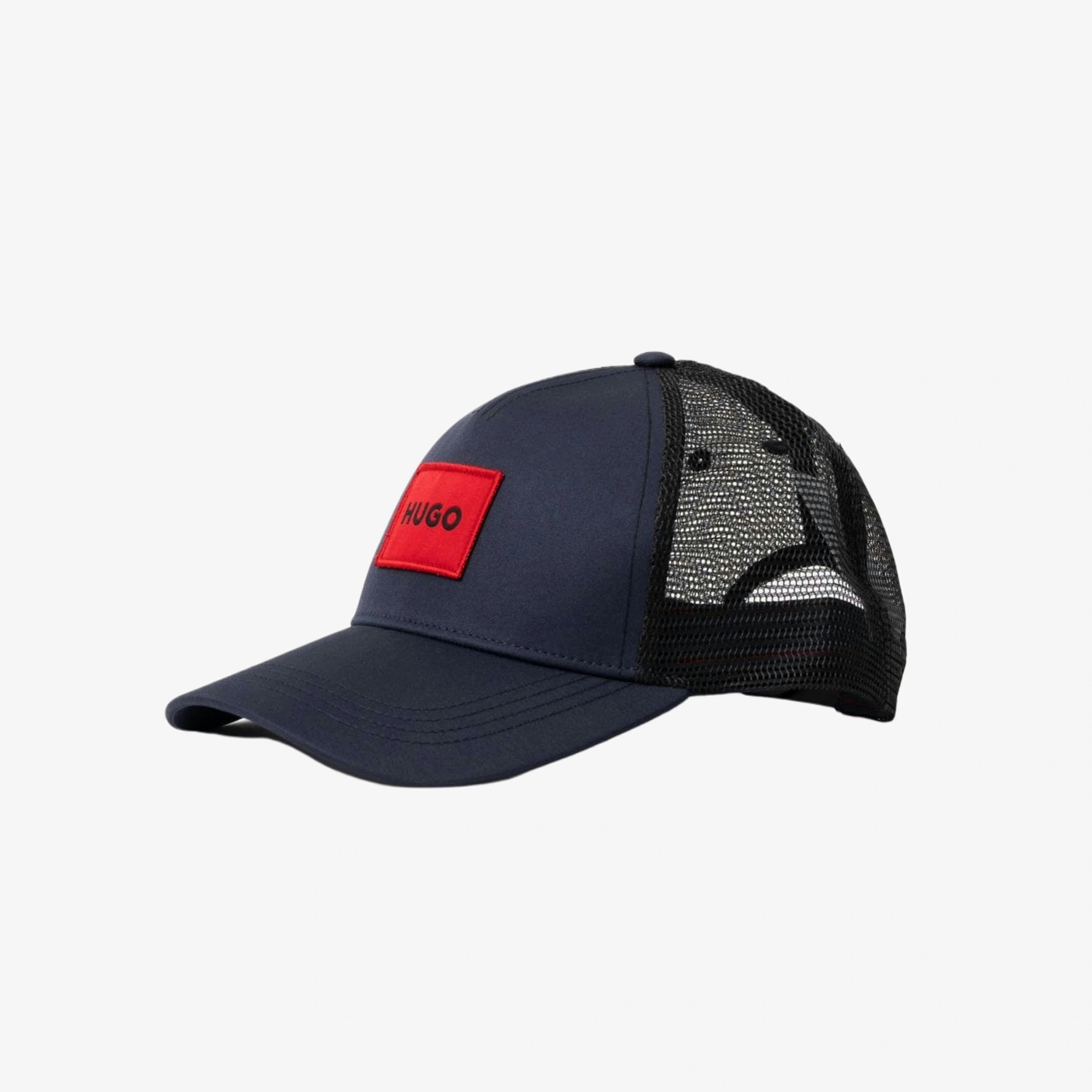 Hugo Boss Logo Patch Caps  in Blue , view 1 of 4