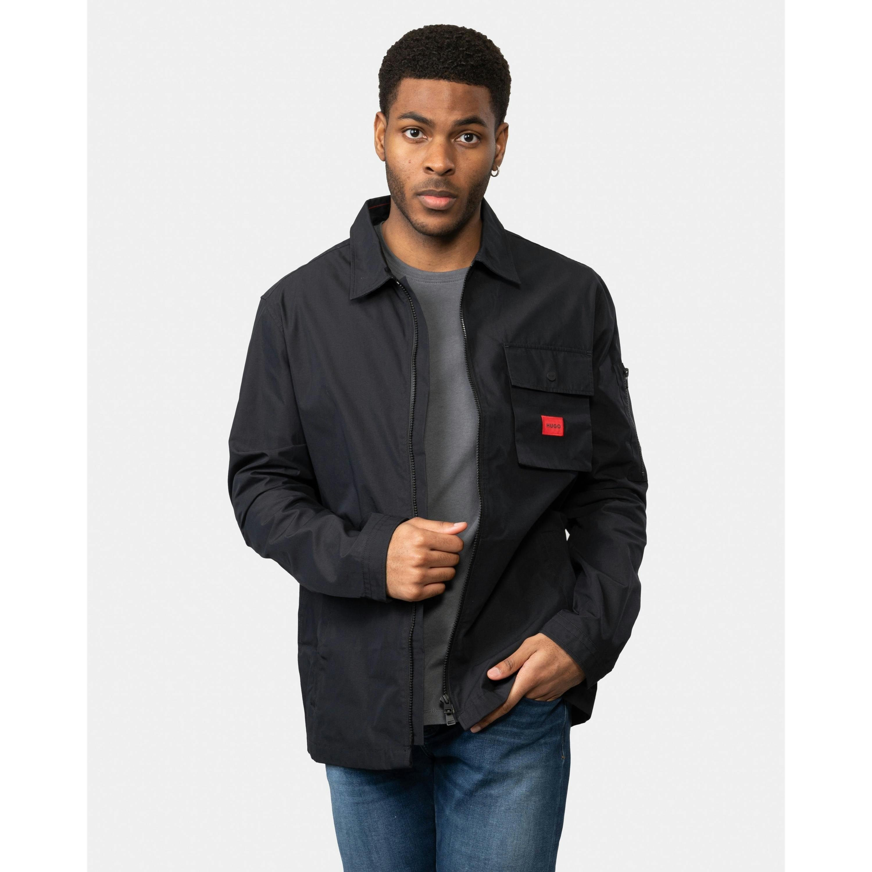 Hugo Boss Overshirts  in Black , view 1 of 5