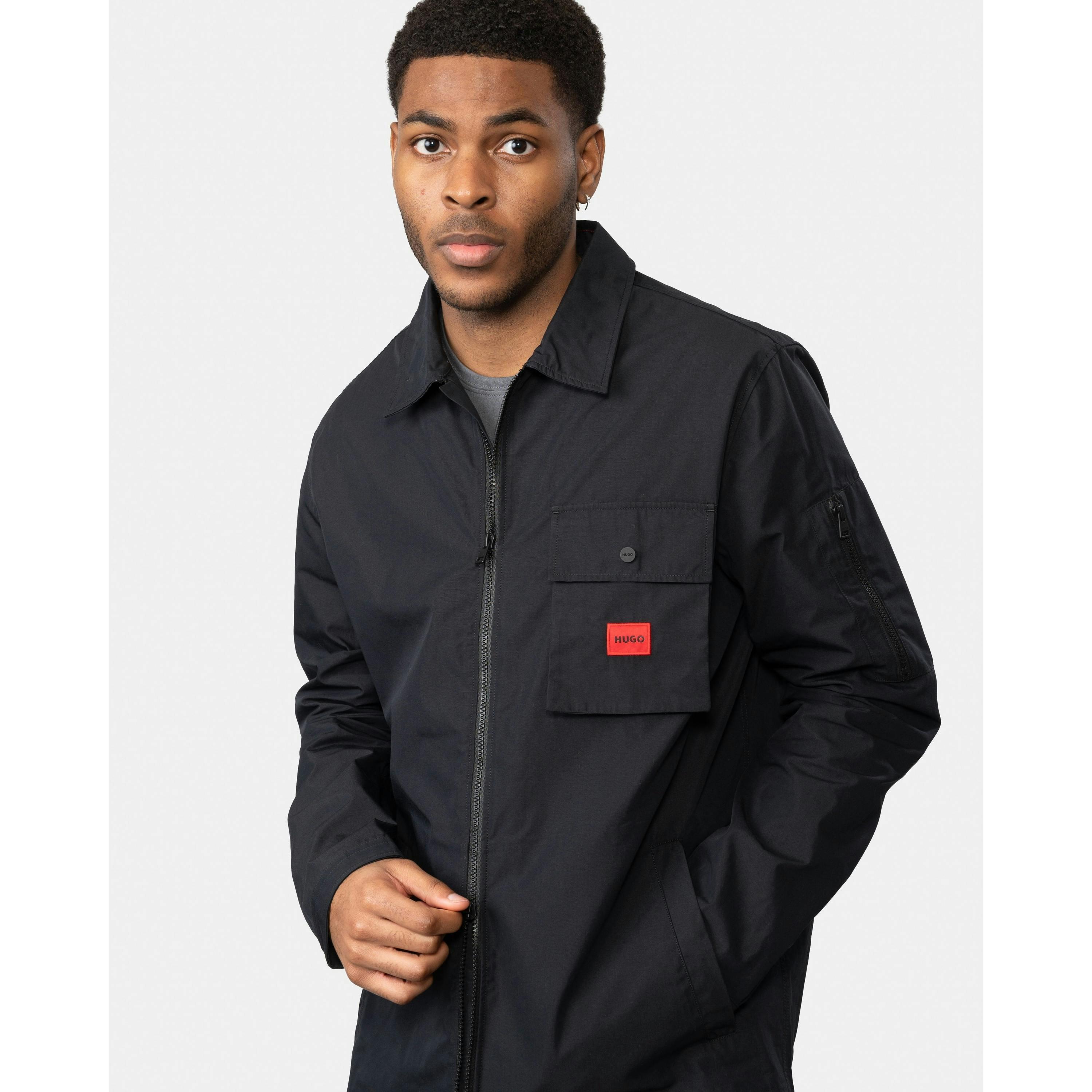 Hugo Boss Overshirts  in Black , view 2 of 5