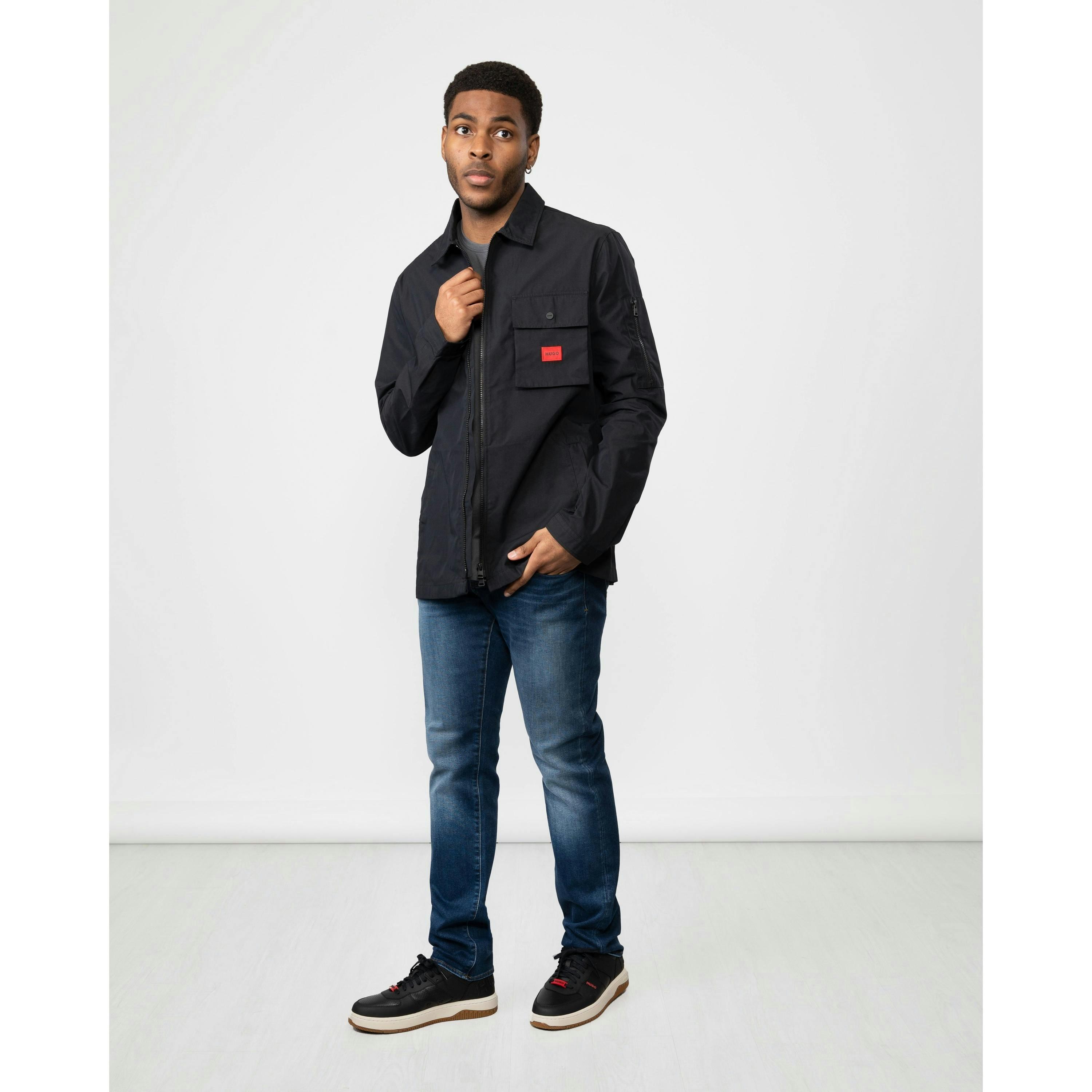Hugo Boss Overshirts  in Black , view 4 of 5