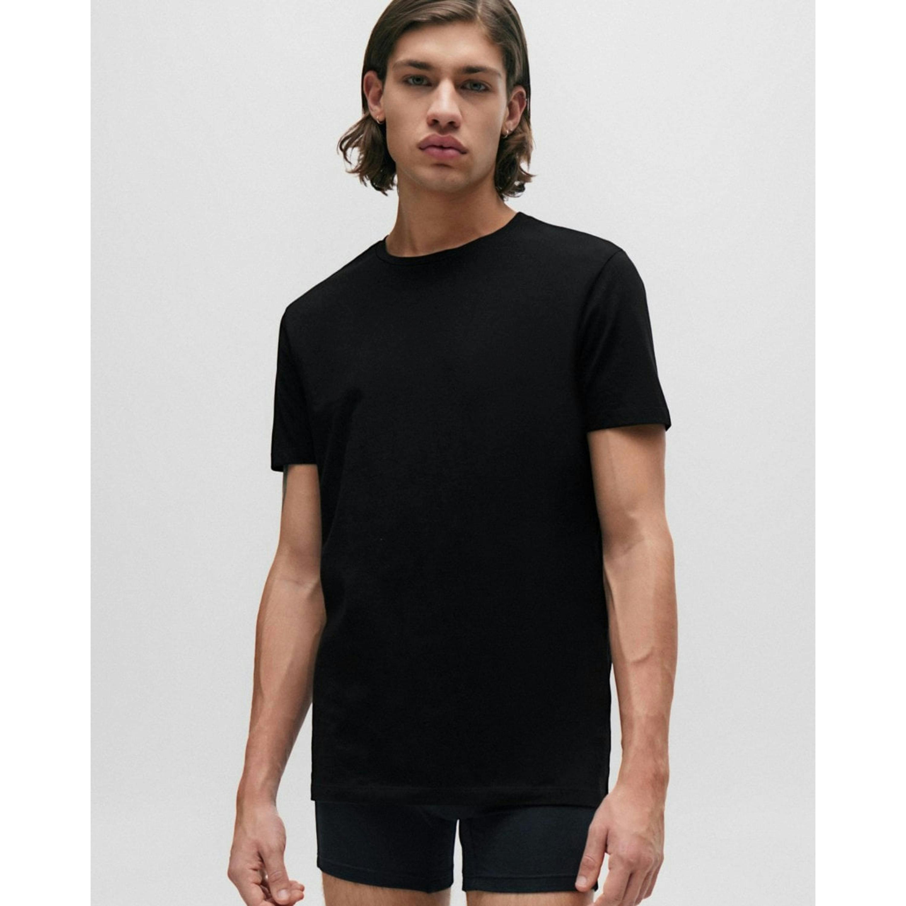 Hugo Boss Round T-Shirt  in Black , view 1 of 4
