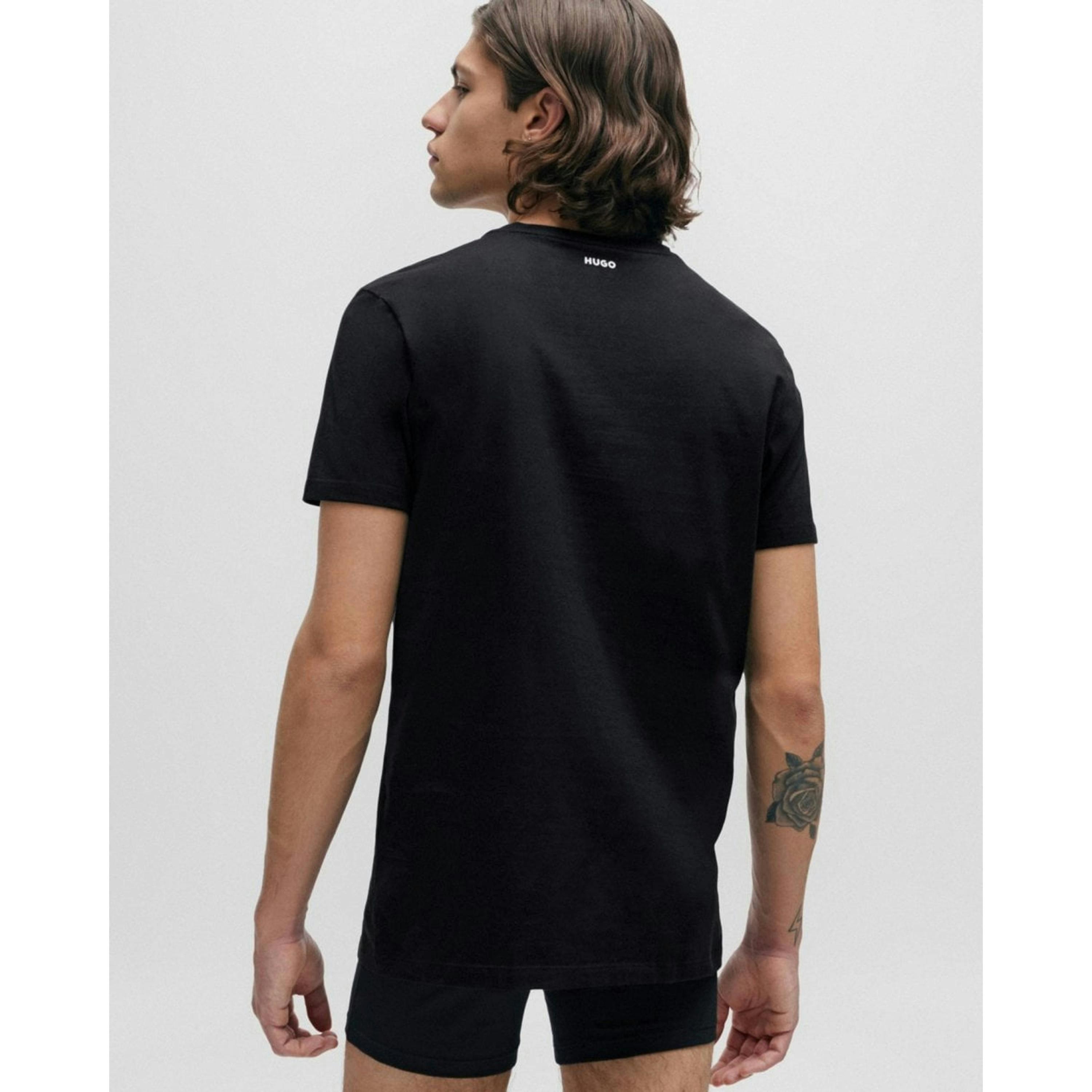 Hugo Boss Round T-Shirt  in Black , view 2 of 4