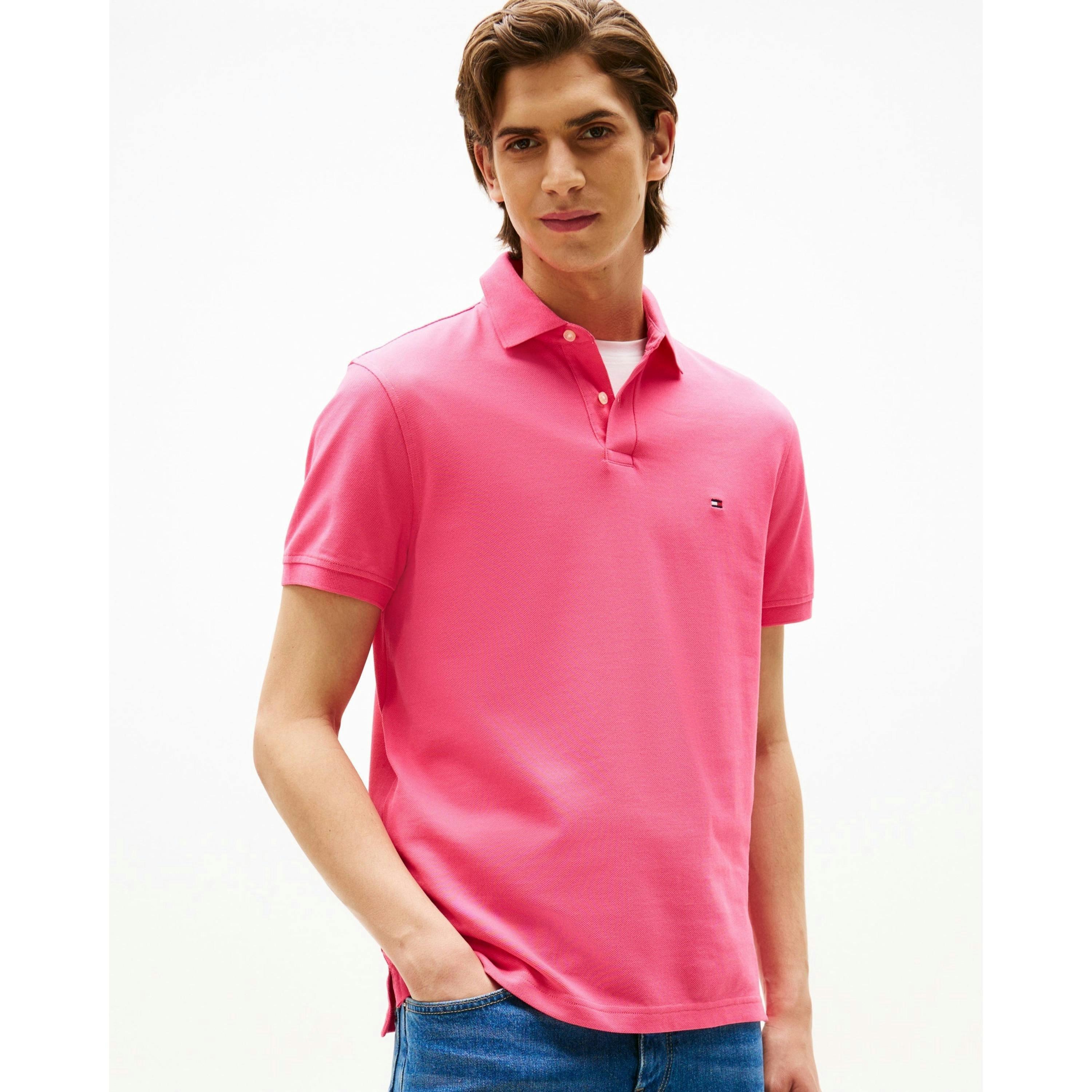 Tommy Hilfiger Polo Shirt  in Pink , view 1 of 4
