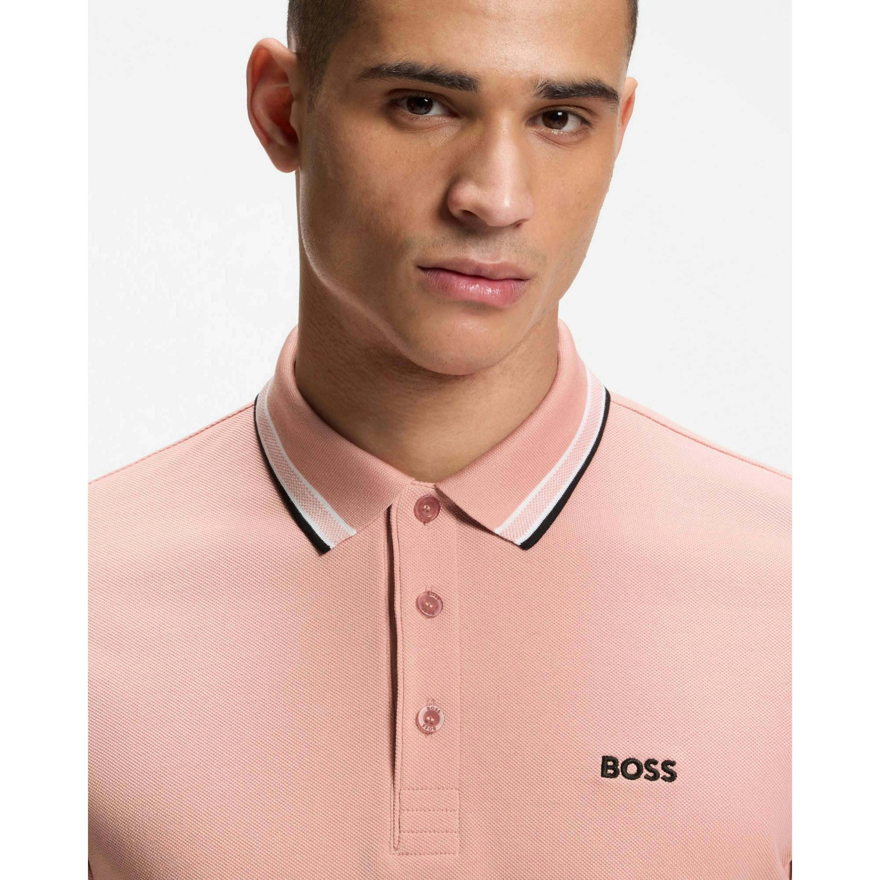 Hugo Boss Polo Shirt  in Coral , view 3 of 4