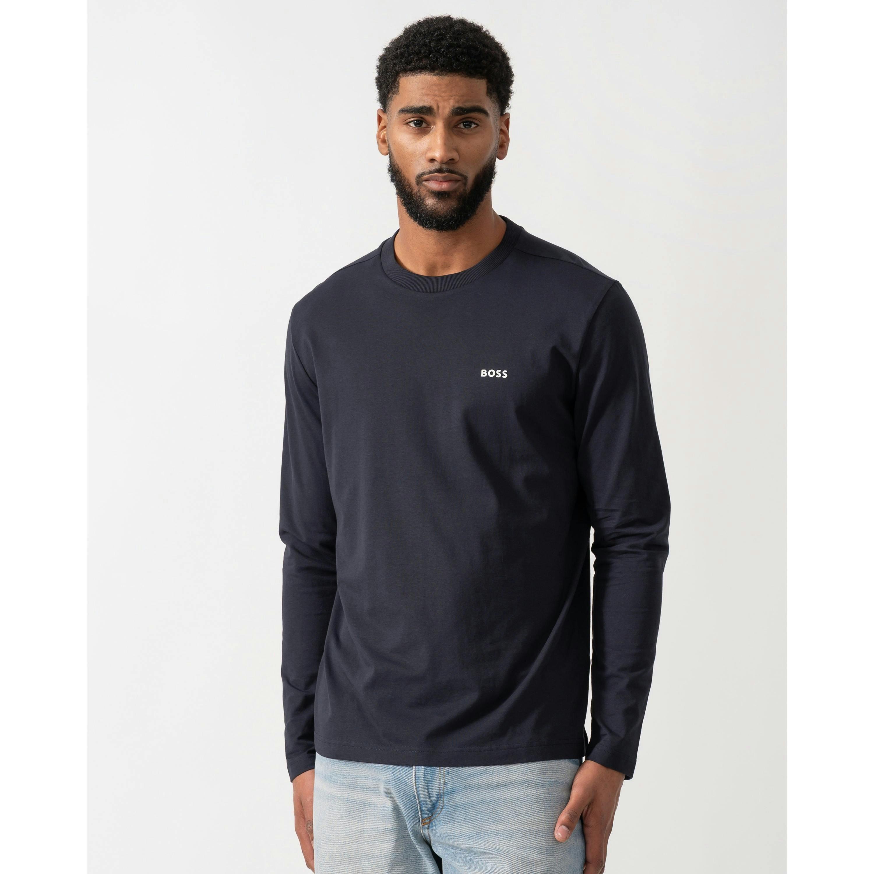Hugo Boss Contrast Logo T-Shirt  in Grey , view 1 of 4