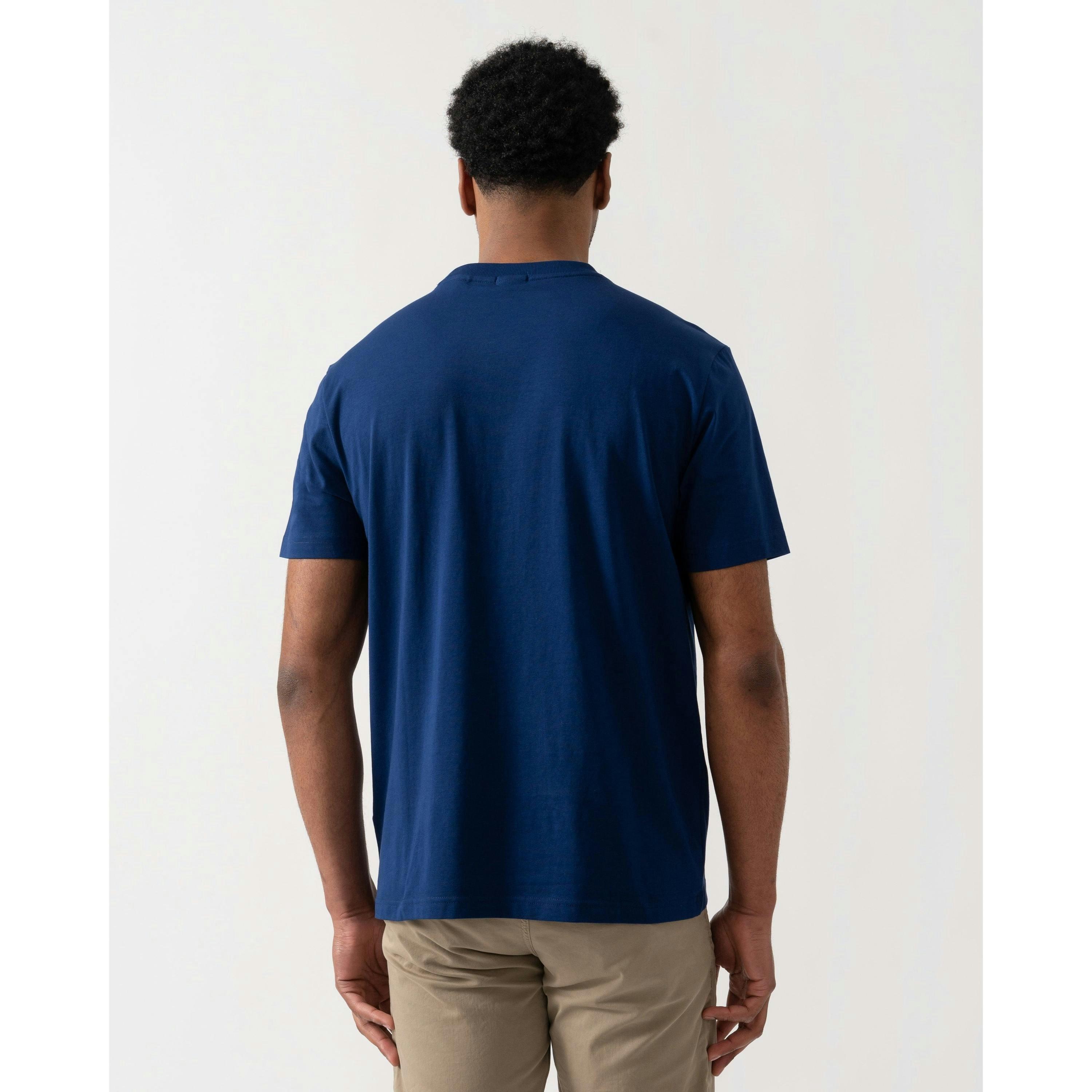 Hugo Boss Contrast Logo T-Shirt  in Blue , view 2 of 4