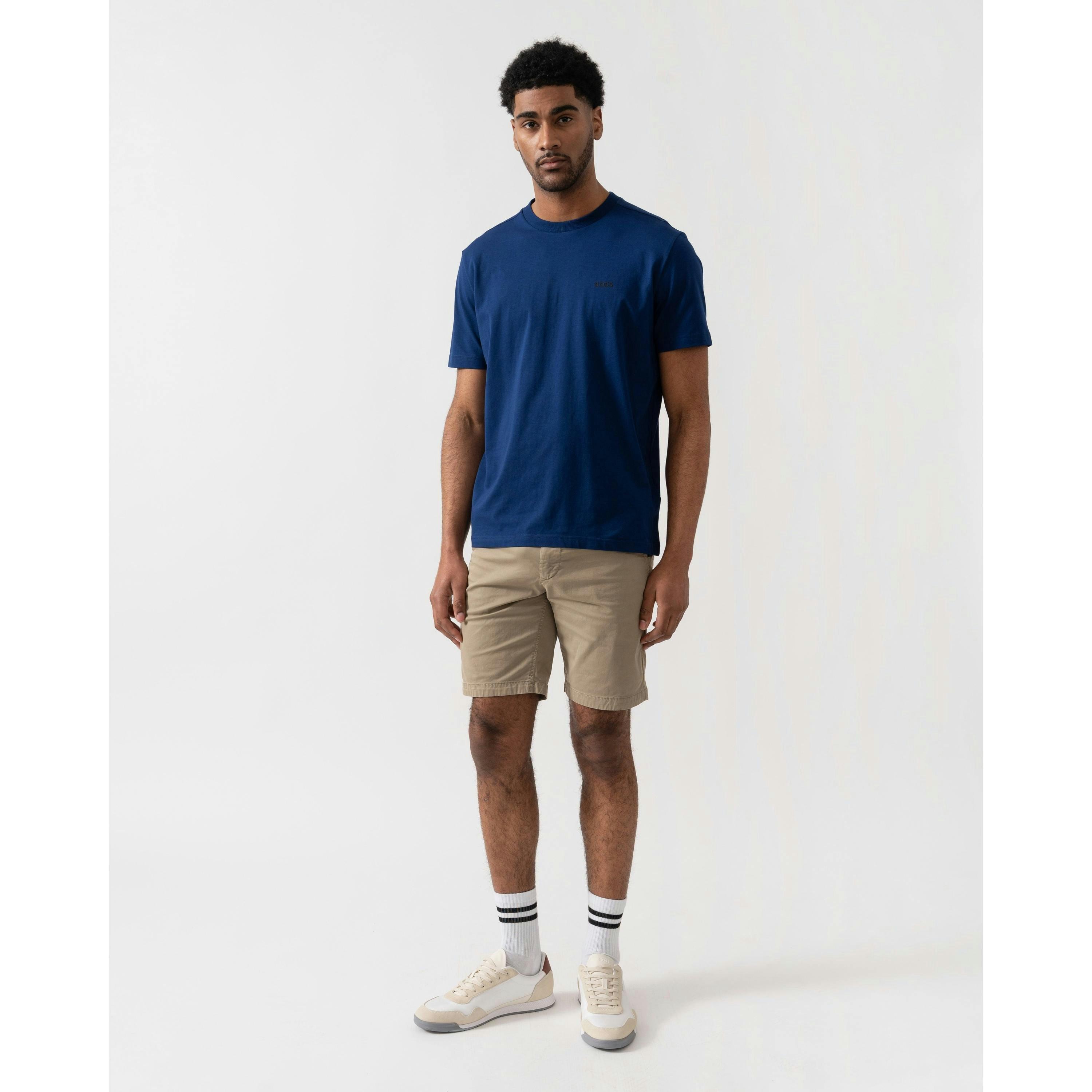 Hugo Boss Contrast Logo T-Shirt  in Blue , view 4 of 4