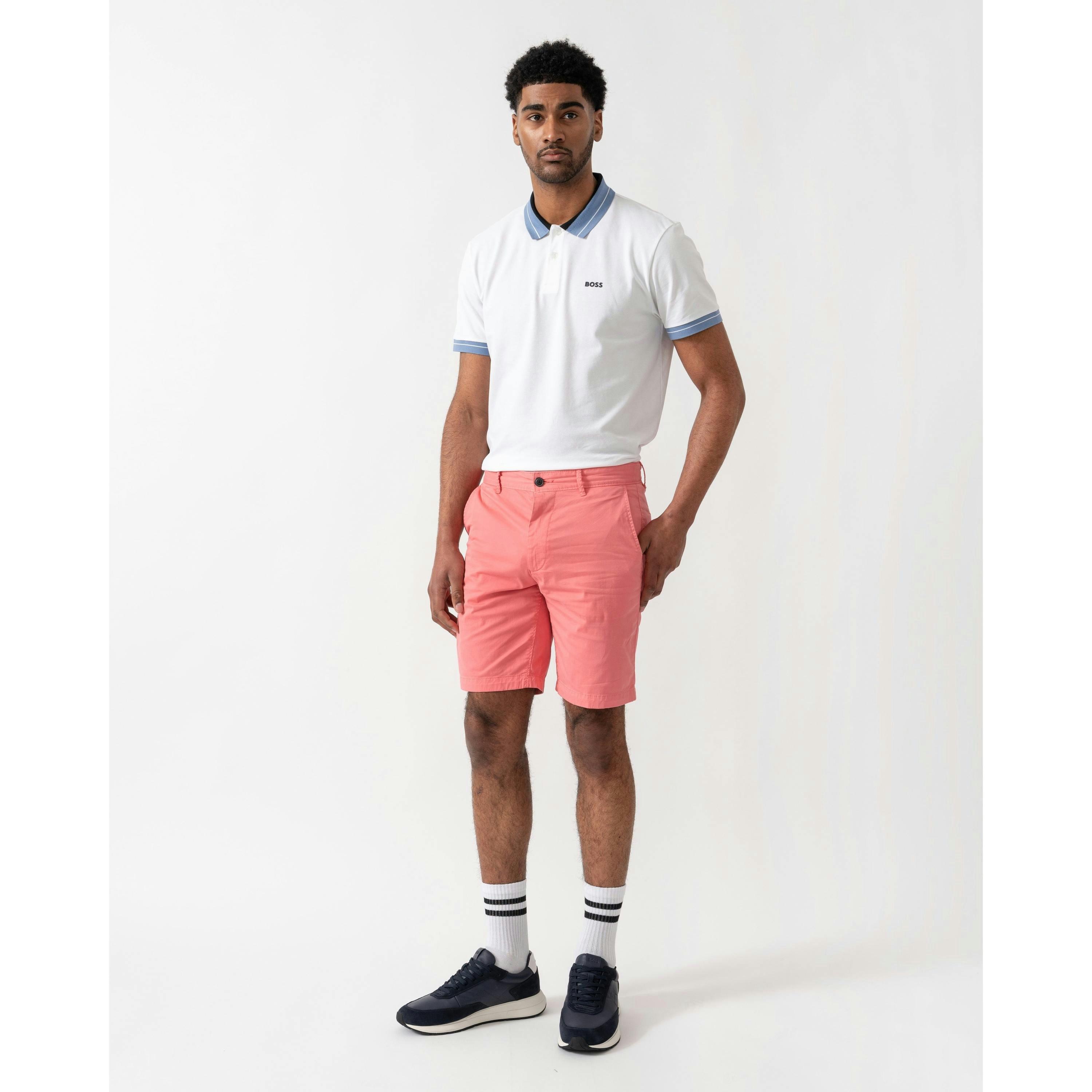 Hugo Boss Chino Shorts  in Pink , view 1 of 4
