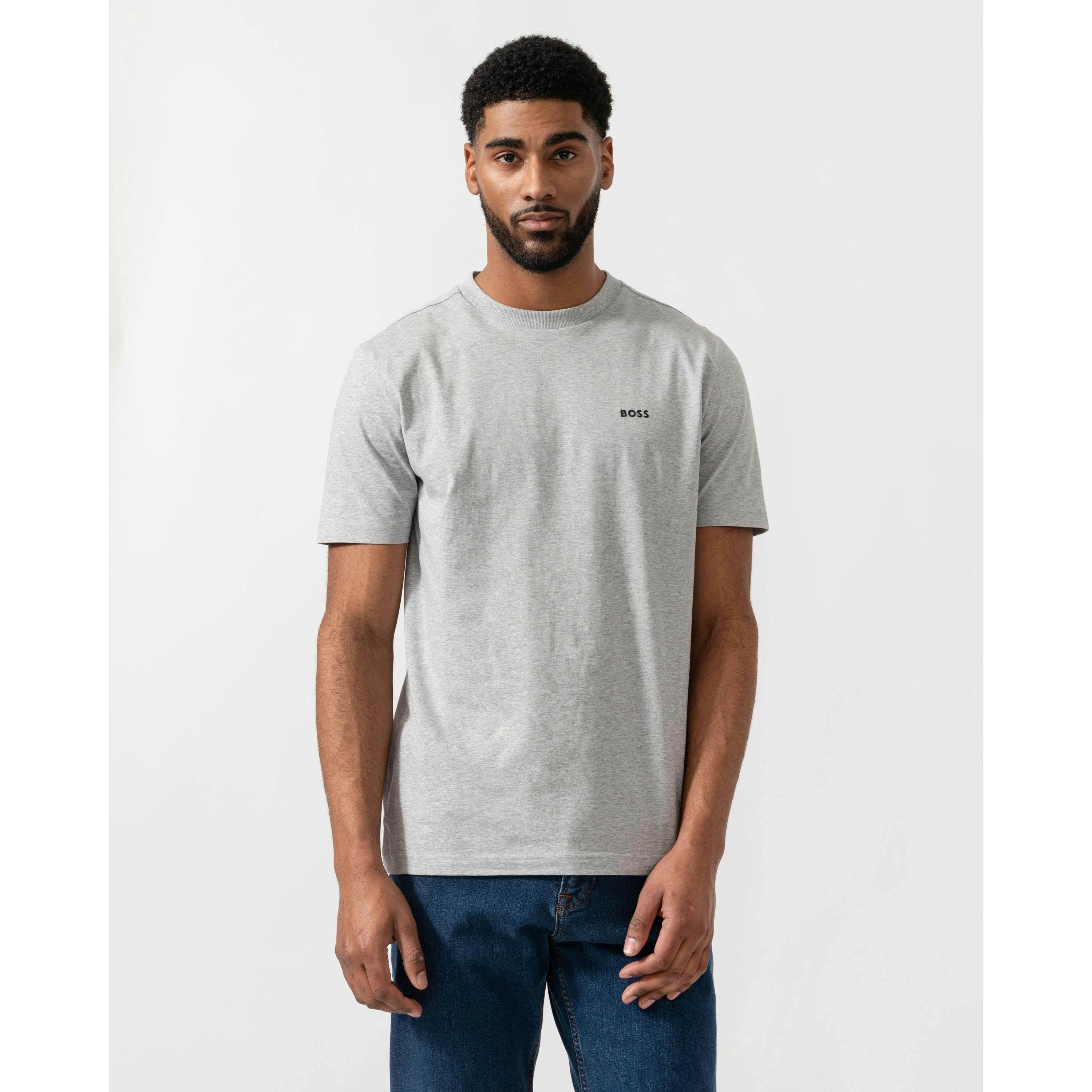 Hugo Boss Contrast Logo T-Shirt  in Grey , view 1 of 4