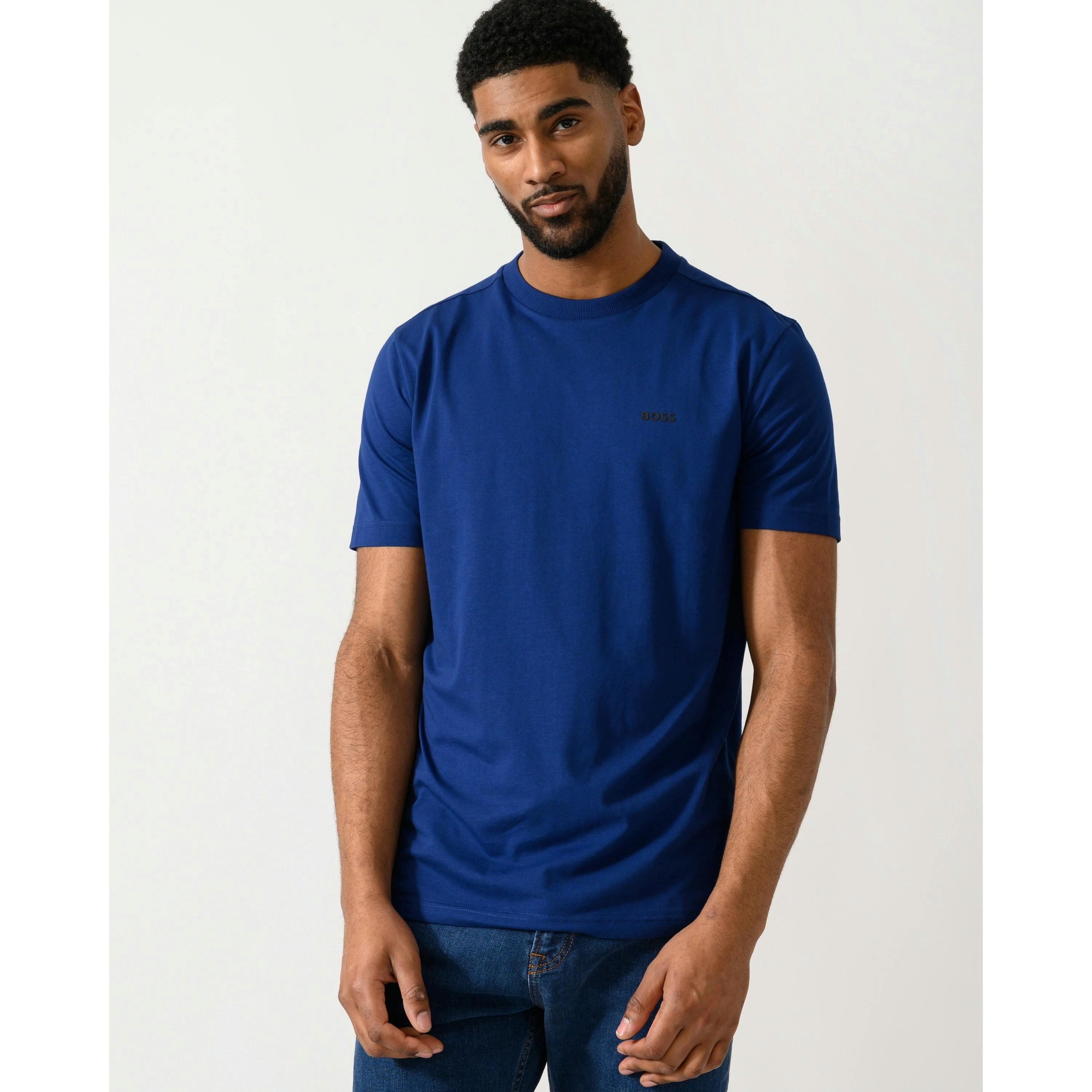 Hugo Boss Contrast Logo T-Shirt  in Purple , view 1 of 4
