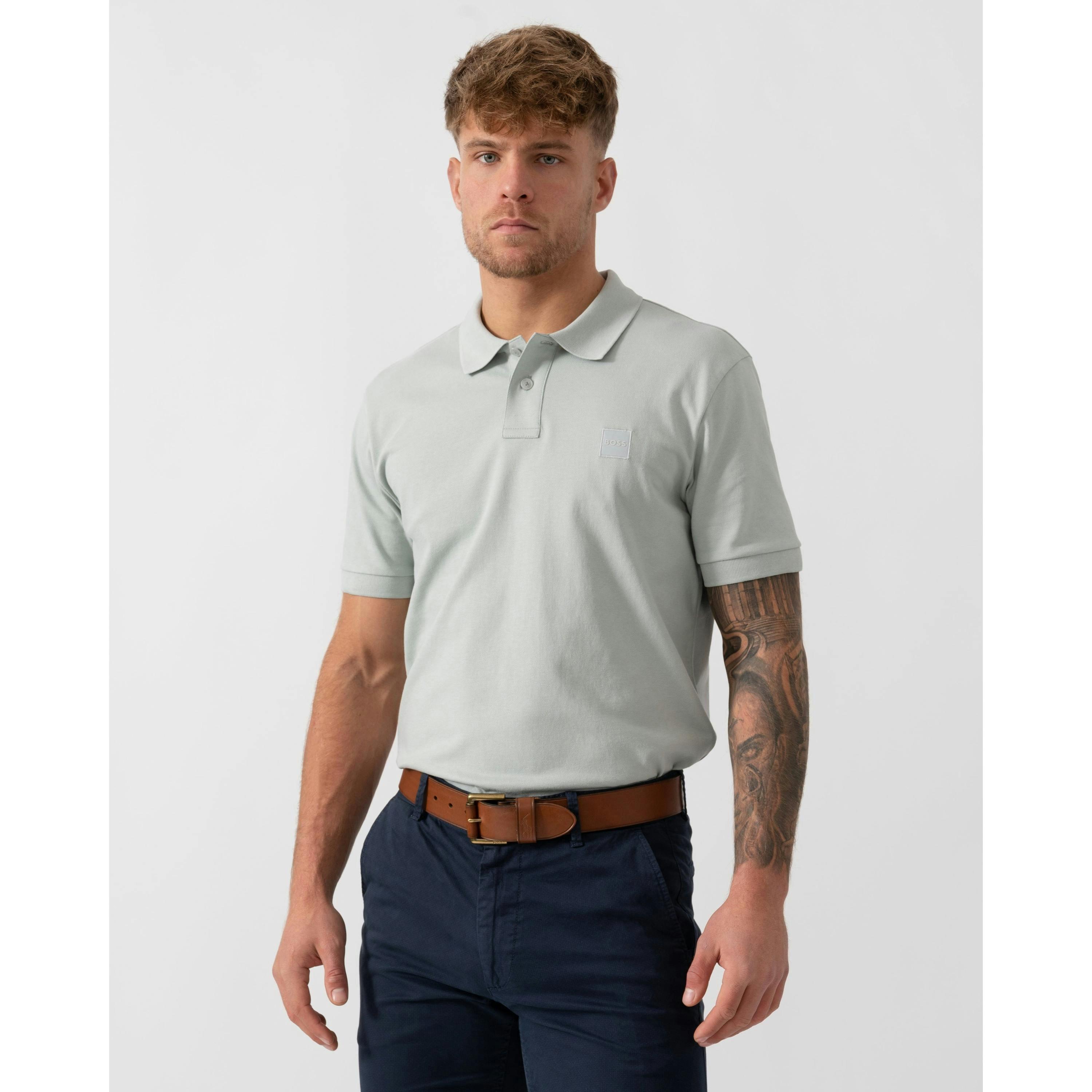 Hugo Boss Polo Shirt  in Silver , view 1 of 4