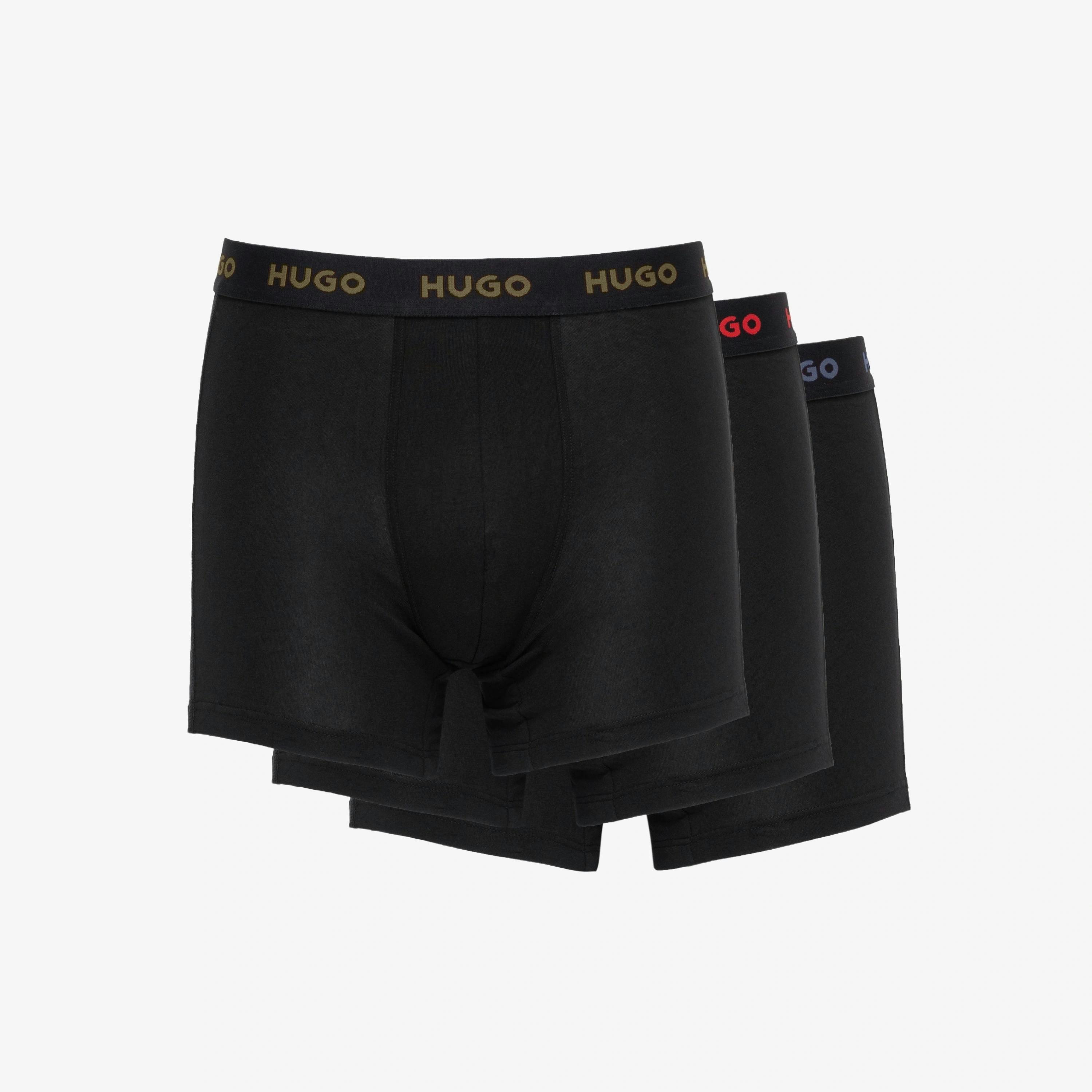 Hugo Boss Logo Waistbands Boxers  in Black , view 1 of 4
