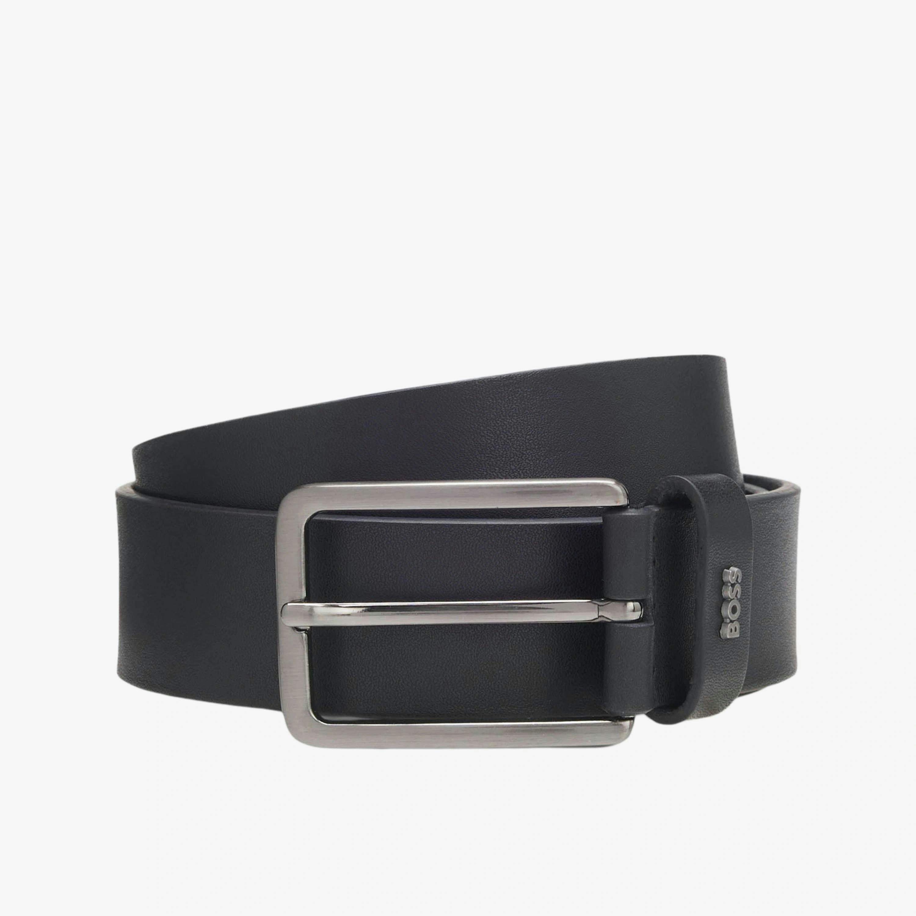 Hugo Boss Logo Belt  in Black , view 1 of 3