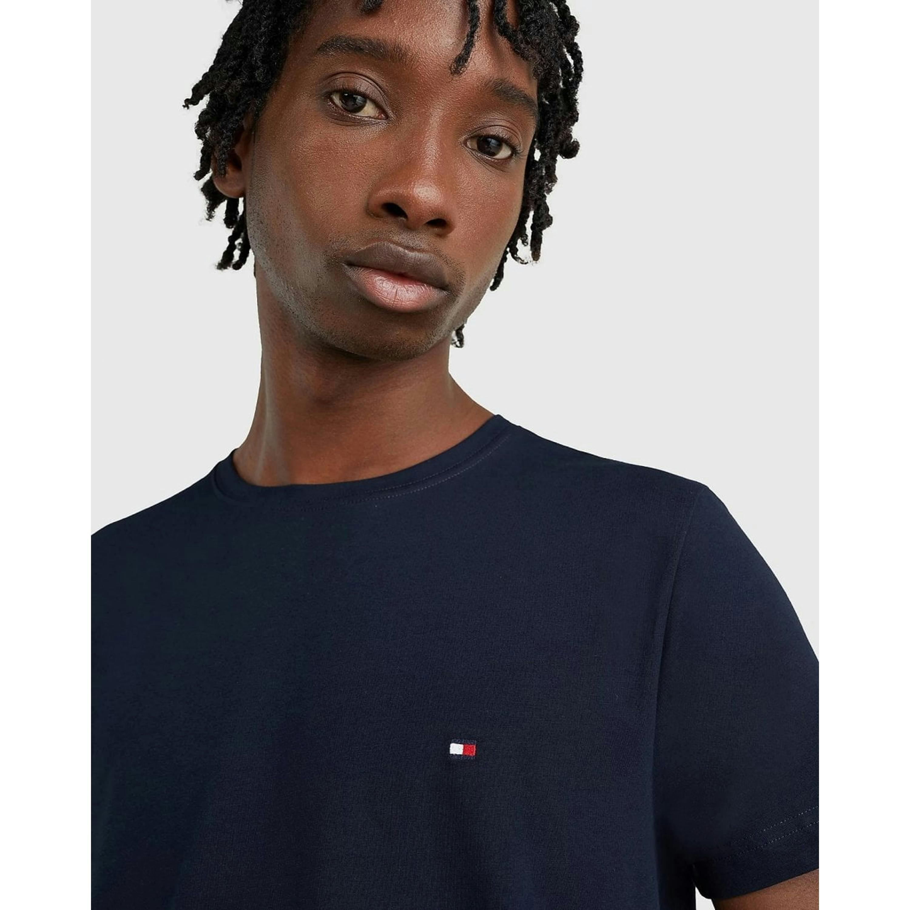 Tommy Hilfiger C-Neck T-Shirt  in Blue , view 3 of 5