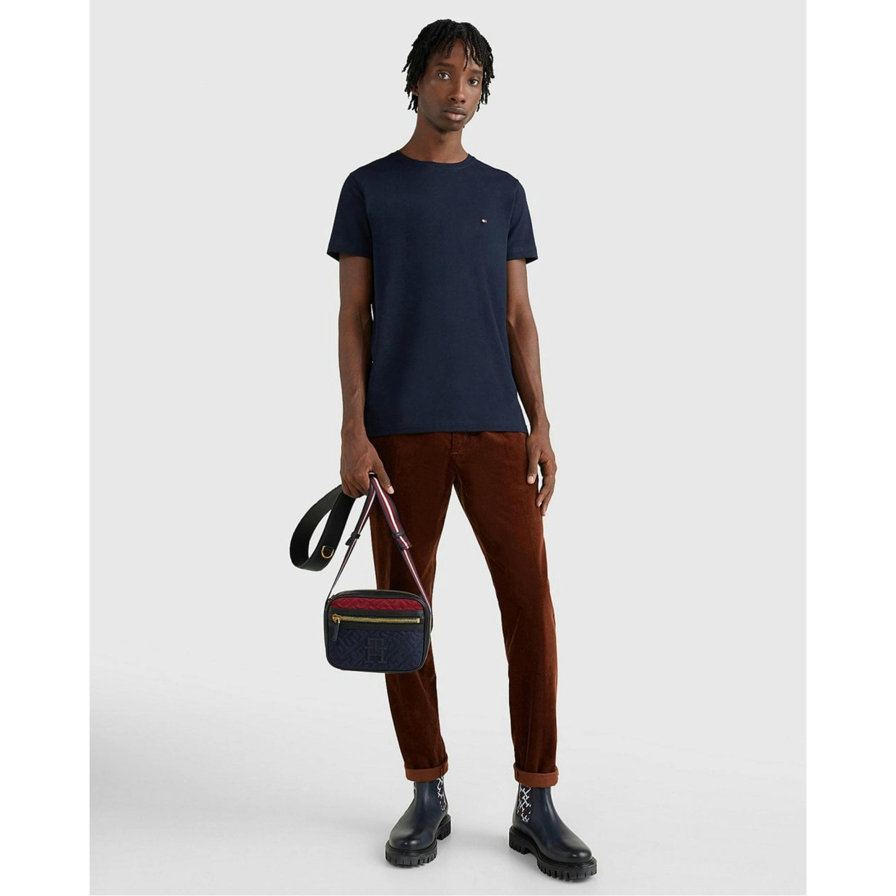 Tommy Hilfiger C-Neck T-Shirt  in Blue , view 5 of 5