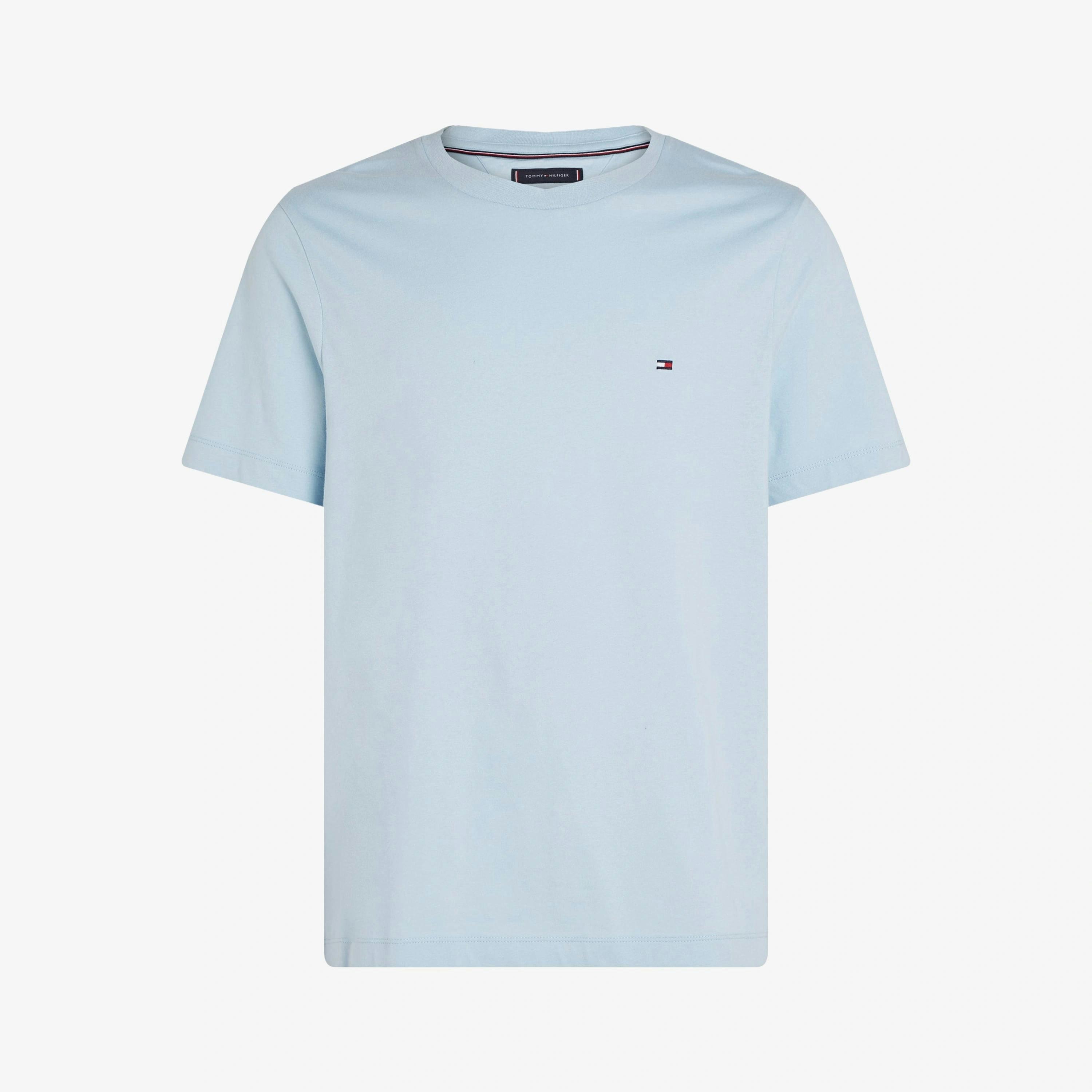 Tommy Hilfiger Solid T-Shirt  in Blue , view 4 of 5