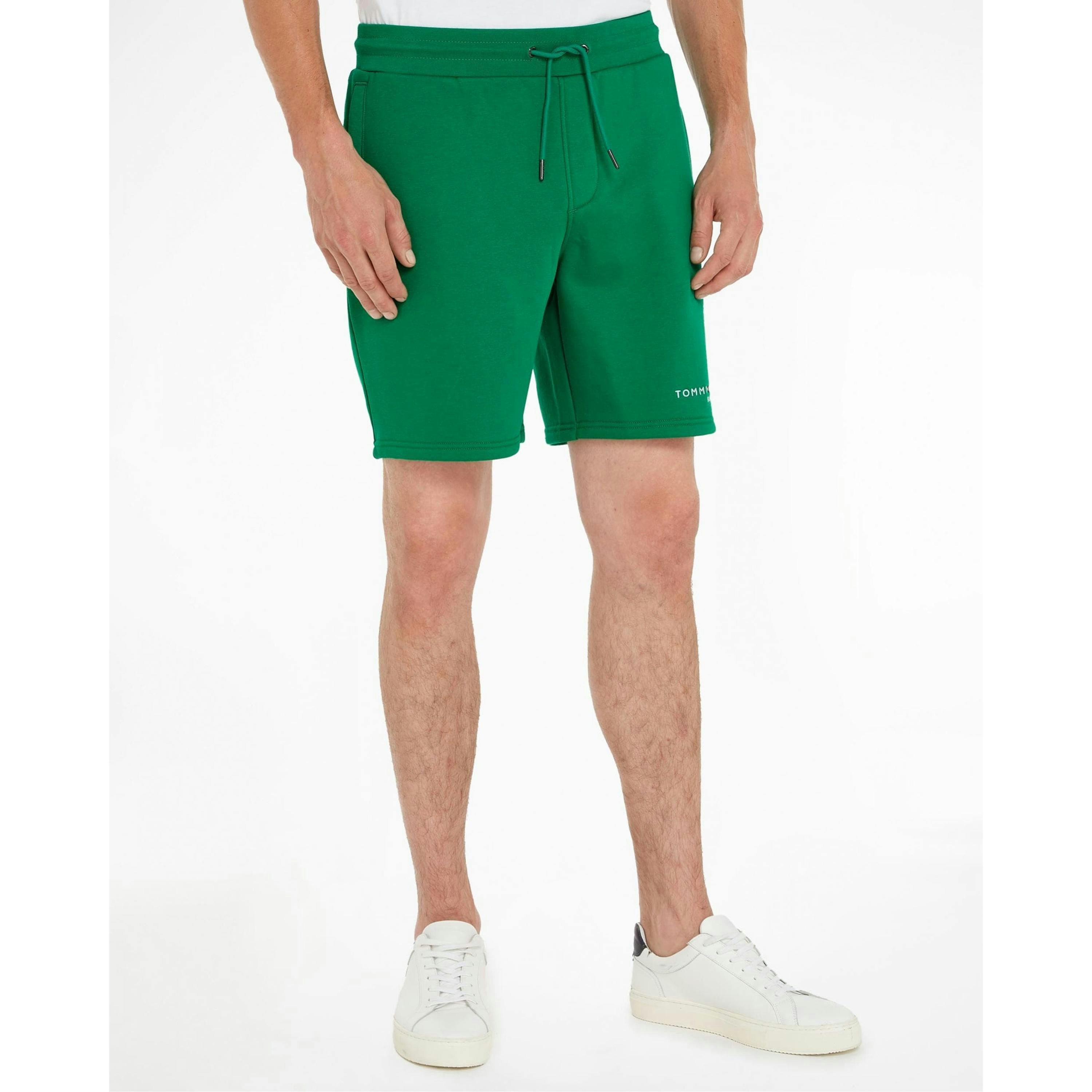 Tommy Hilfiger Tommy Logo Chino Shorts  in Green , view 1 of 3