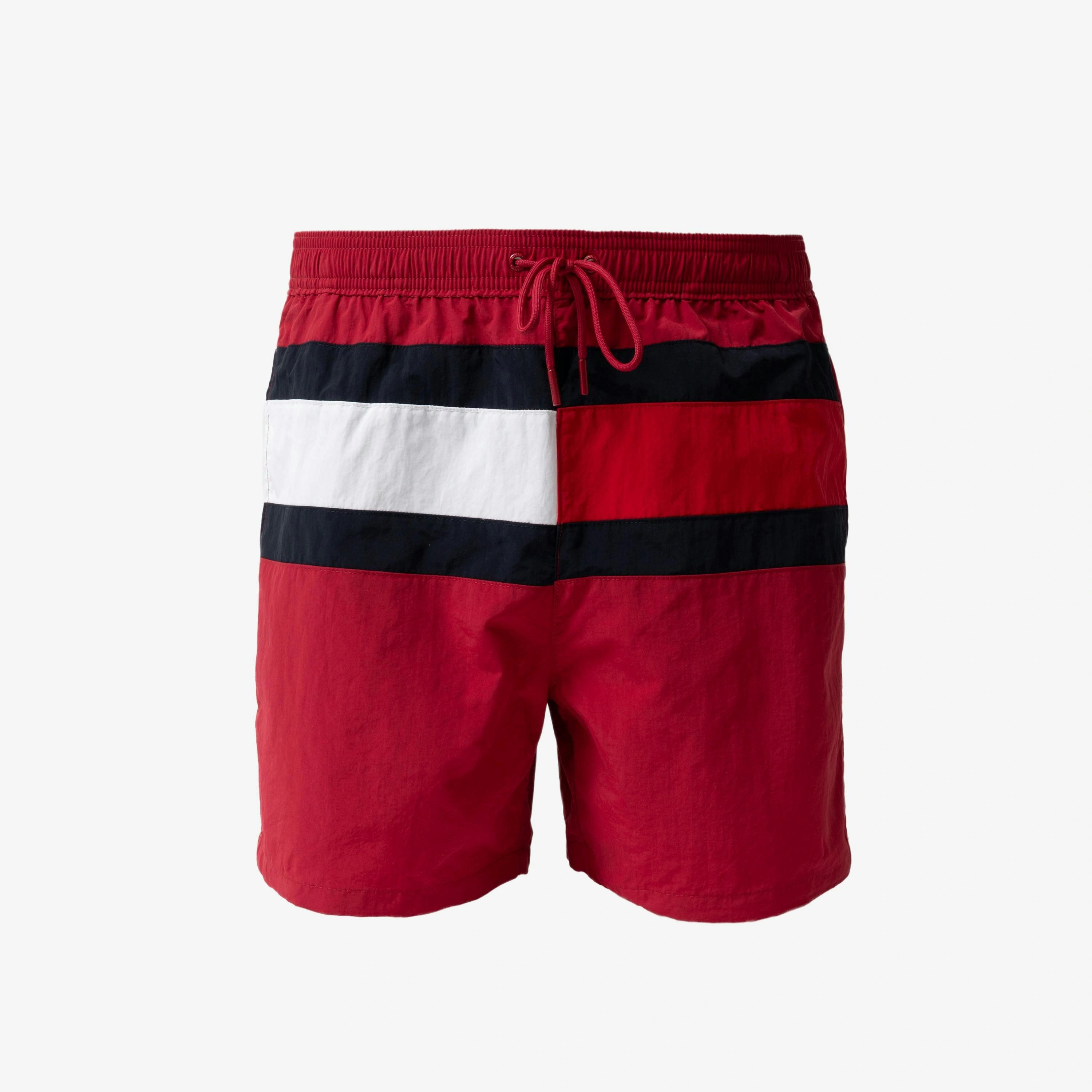 Tommy Hilfiger Flag Band Chino Shorts  in Red , view 1 of 3