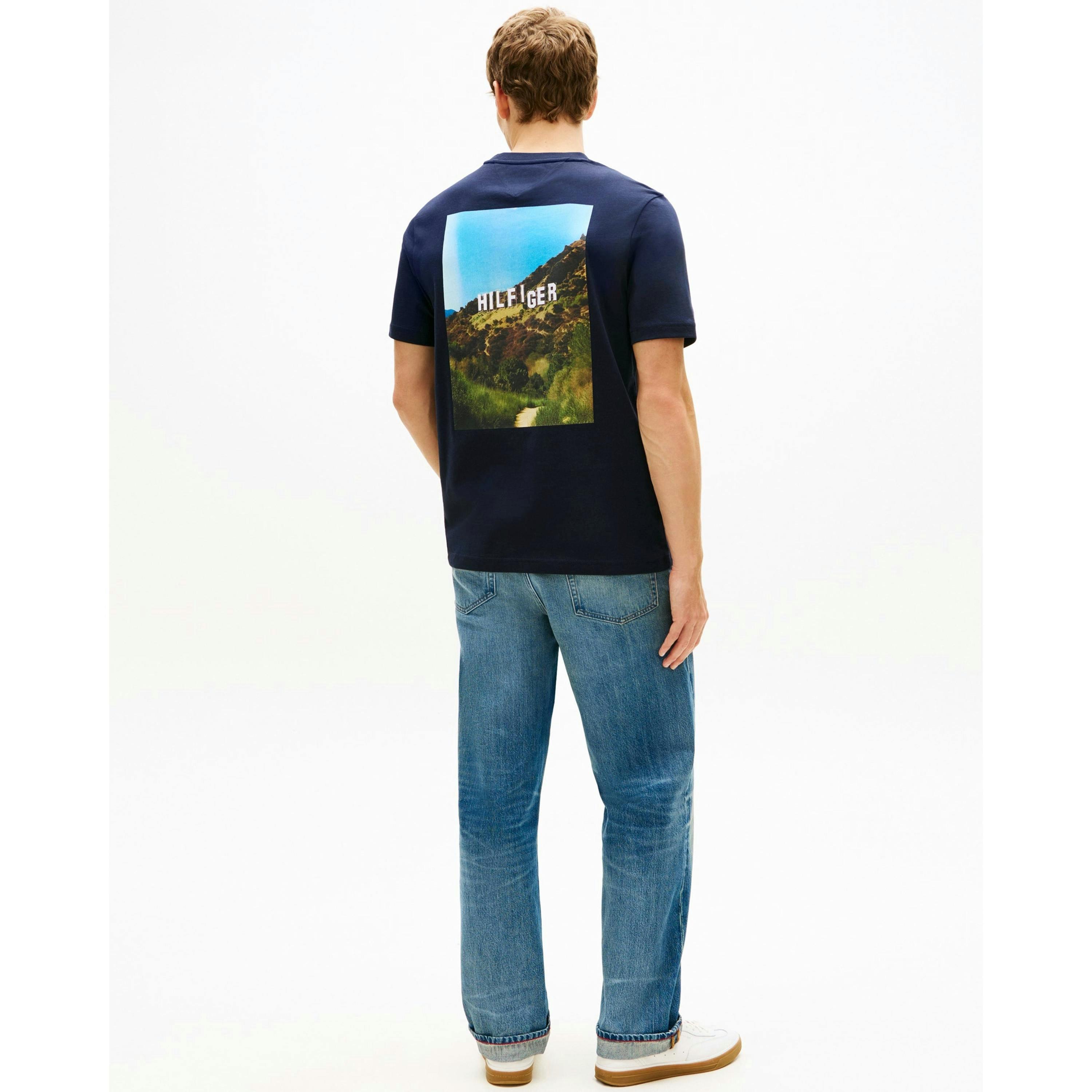 Tommy Hilfiger Photo Print T-Shirt  in Navy , view 2 of 5