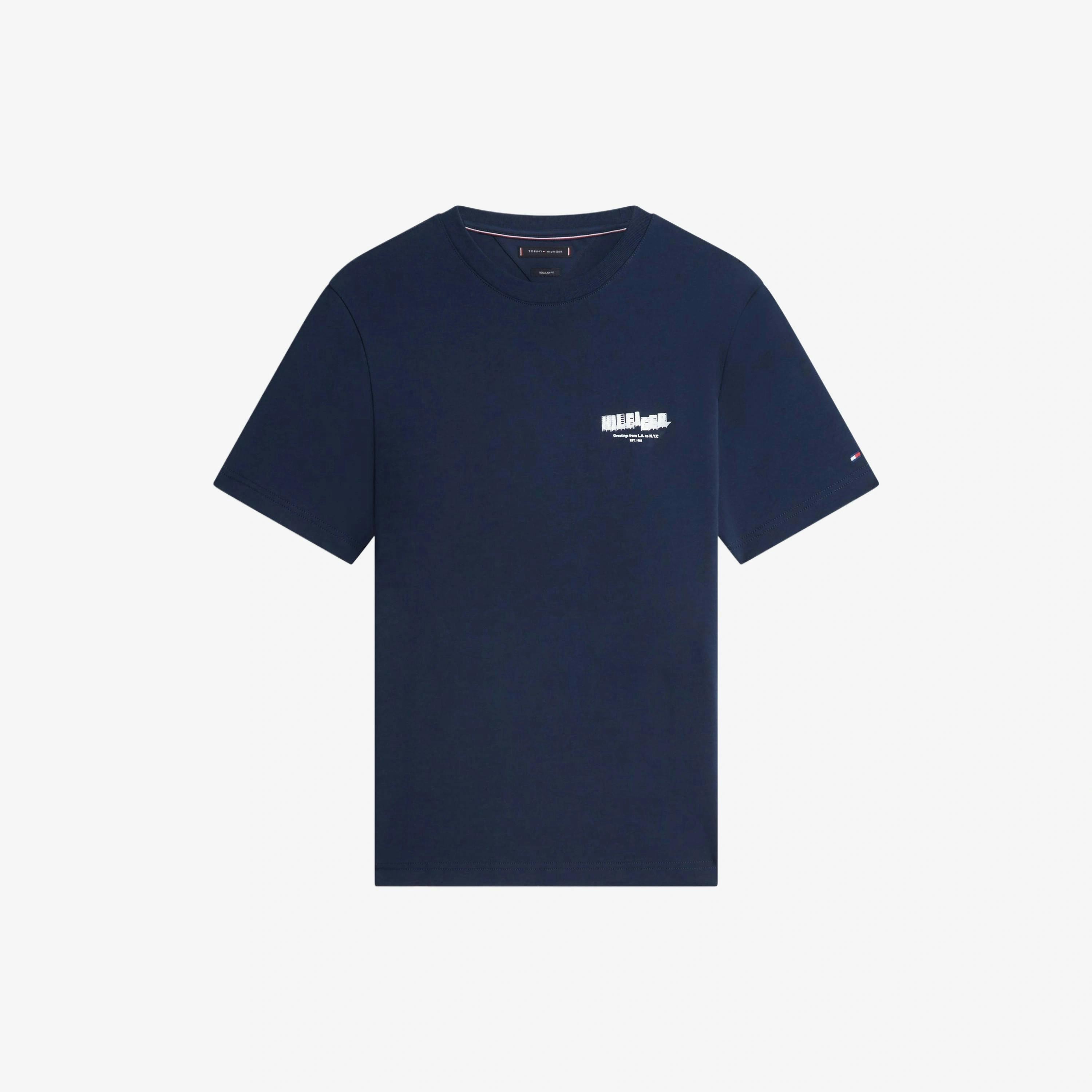Tommy Hilfiger Photo Print T-Shirt  in Navy , view 3 of 5