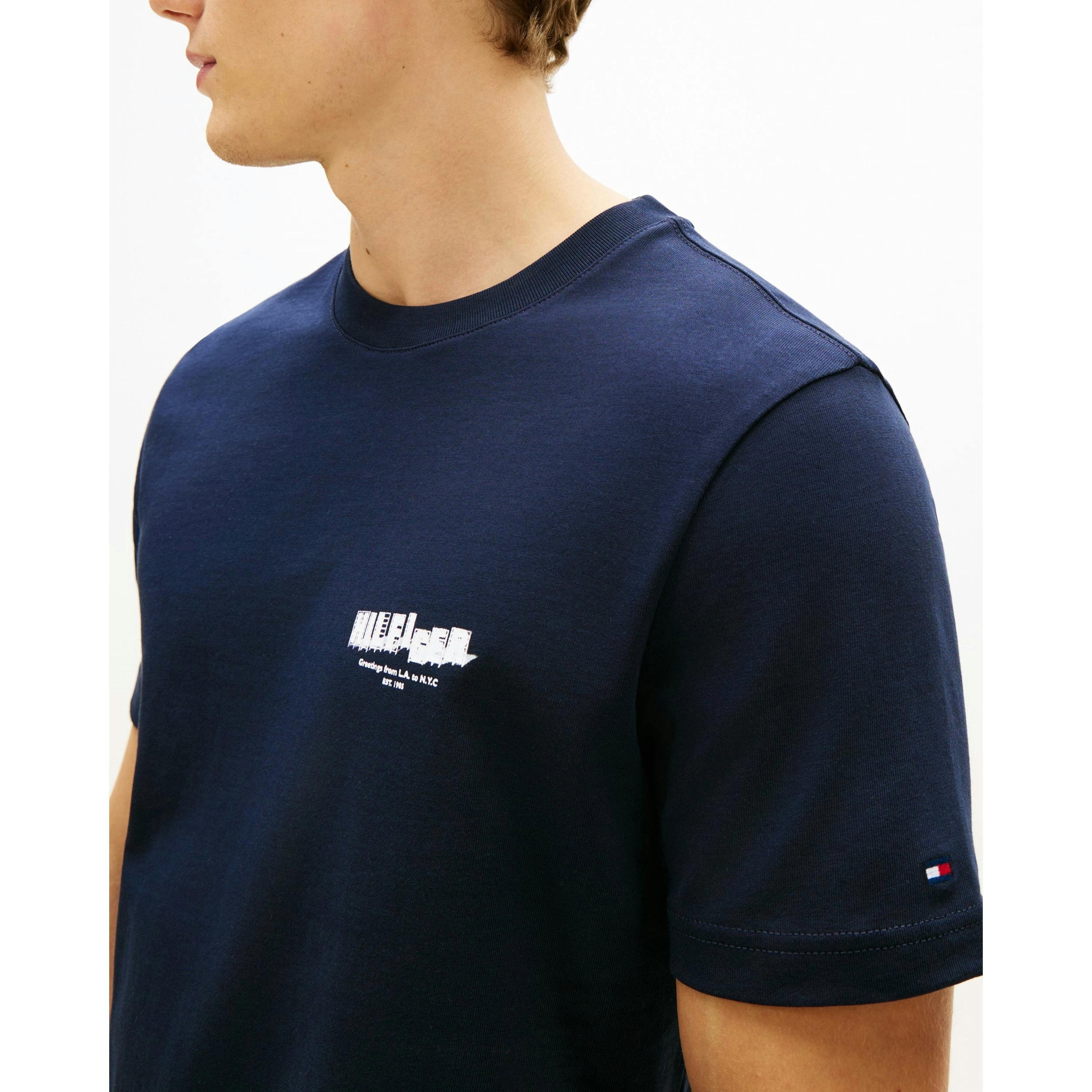 Tommy Hilfiger Photo Print T-Shirt  in Navy , view 4 of 5