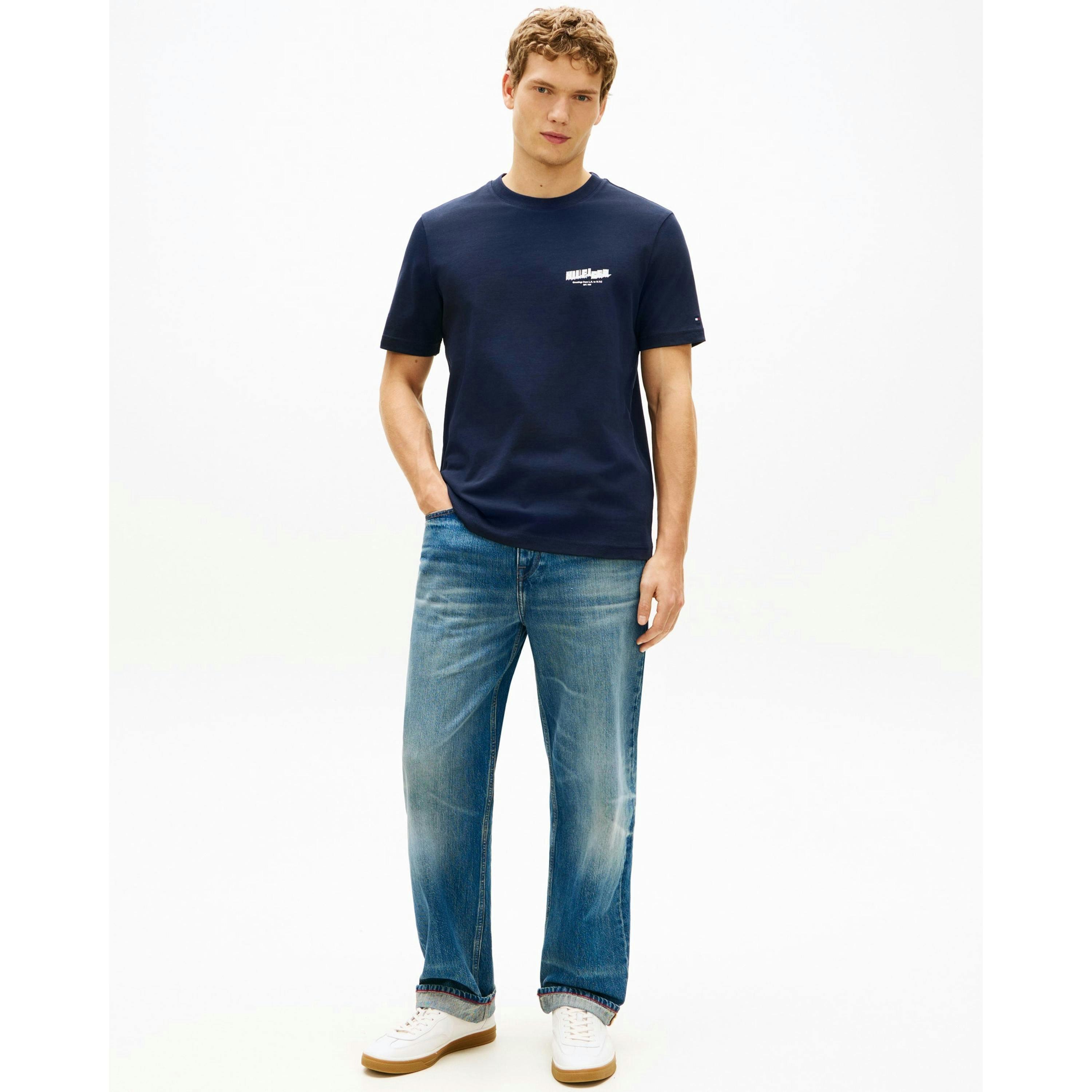 Tommy Hilfiger Photo Print T-Shirt  in Navy , view 5 of 5