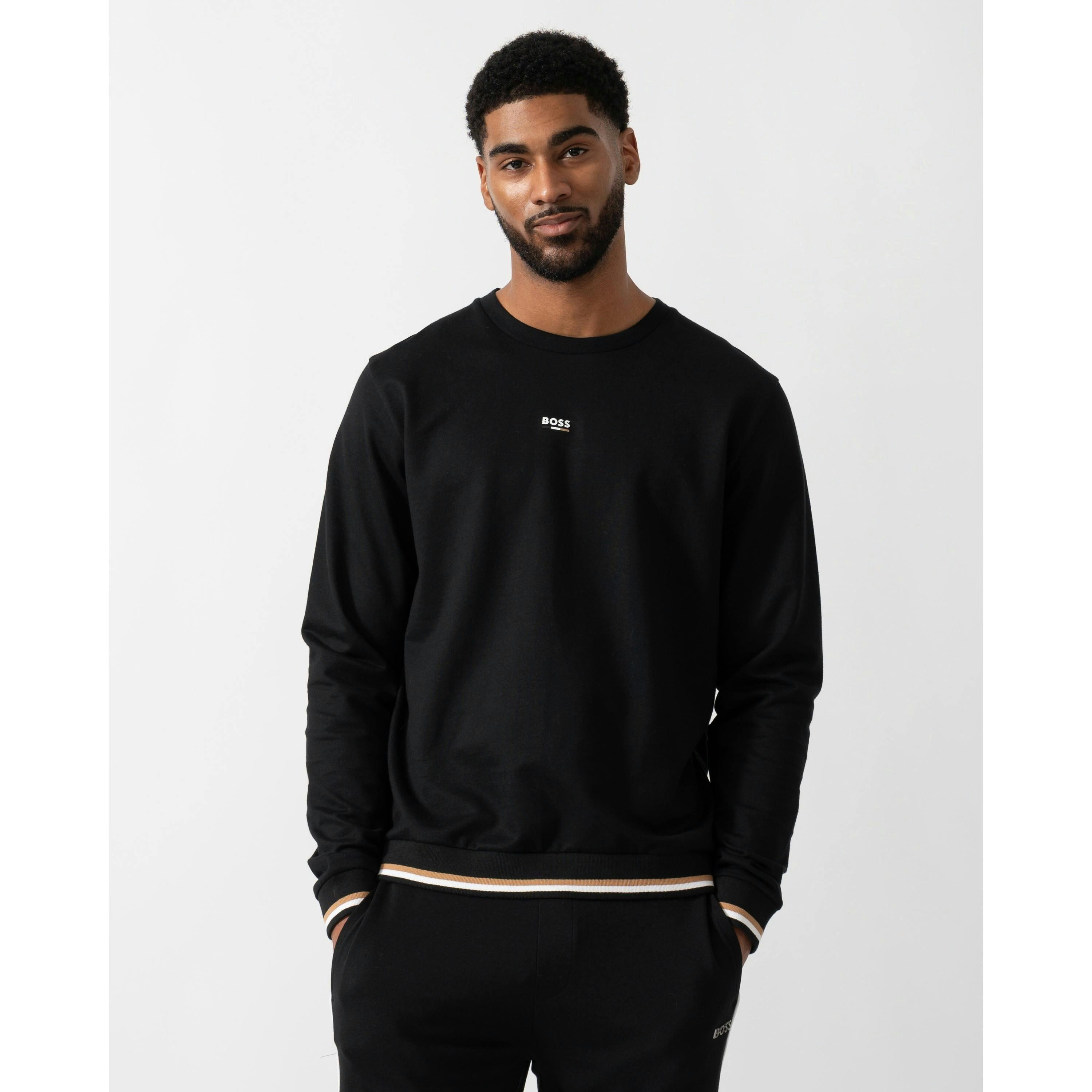Hugo Boss Iconic Sweatshirt  in Black , view 1 of 4