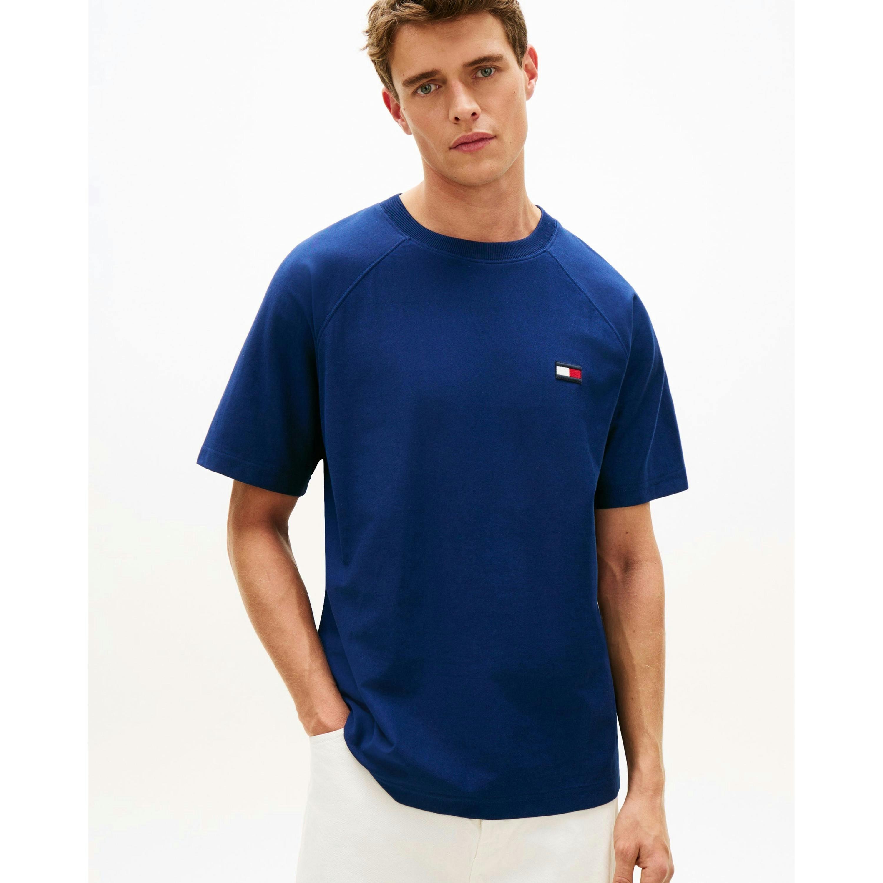Tommy Hilfiger Tommy Flag T-Shirt  in Blue , view 1 of 5