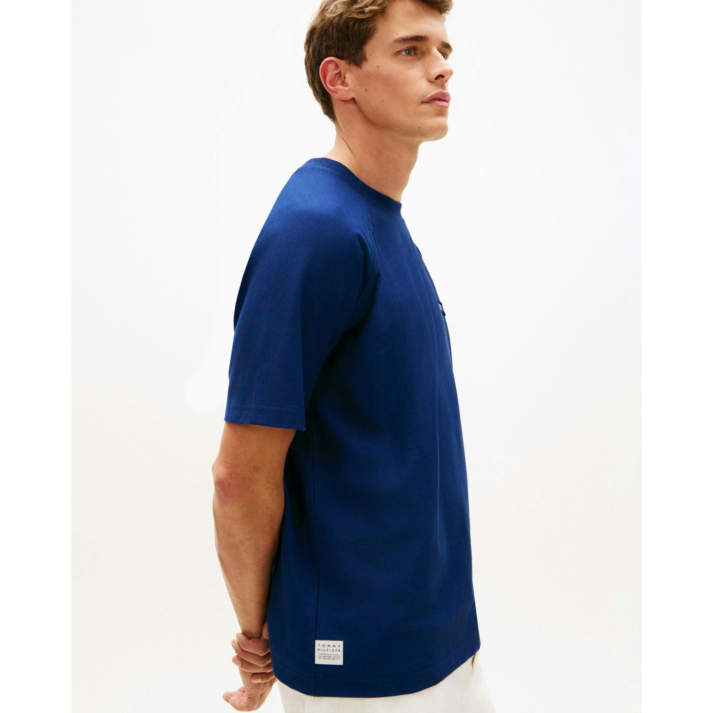 Tommy Hilfiger Tommy Flag T-Shirt  in Navy , view 3 of 5