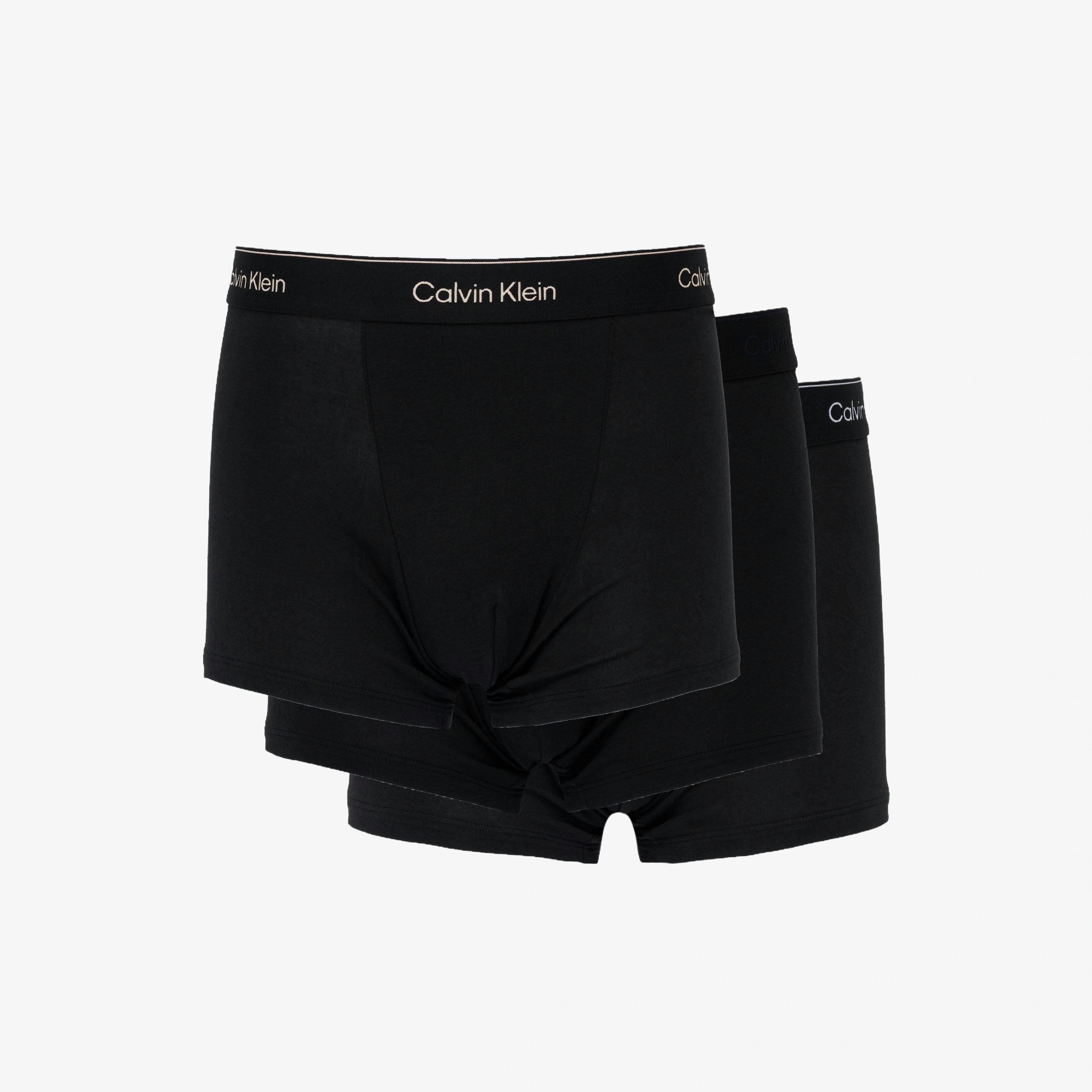 Calvin Klein Logo Trunks  in Black , view 1 of 1