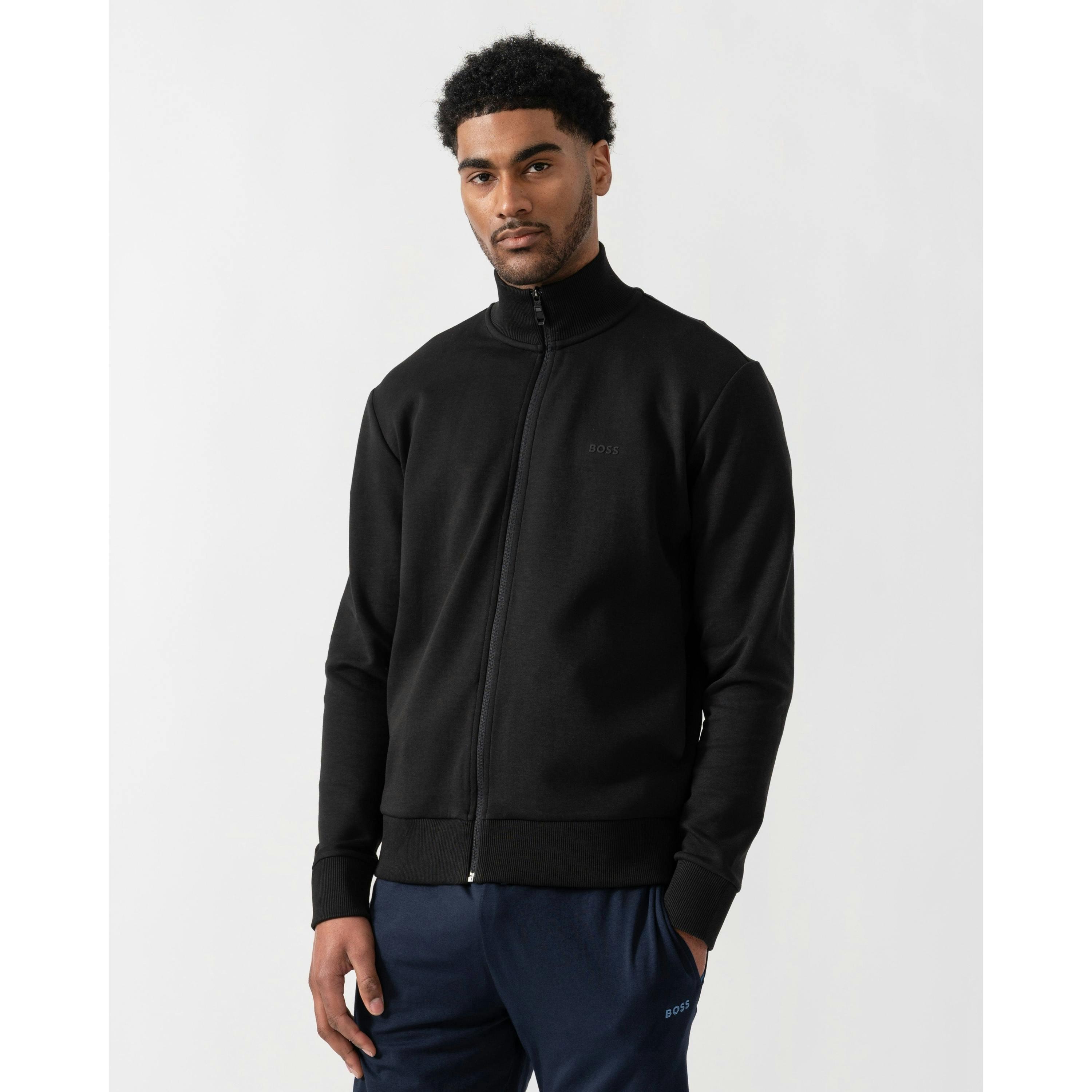 Hugo Boss Funnel Neck Sweatshirt  in Black , view 1 of 5