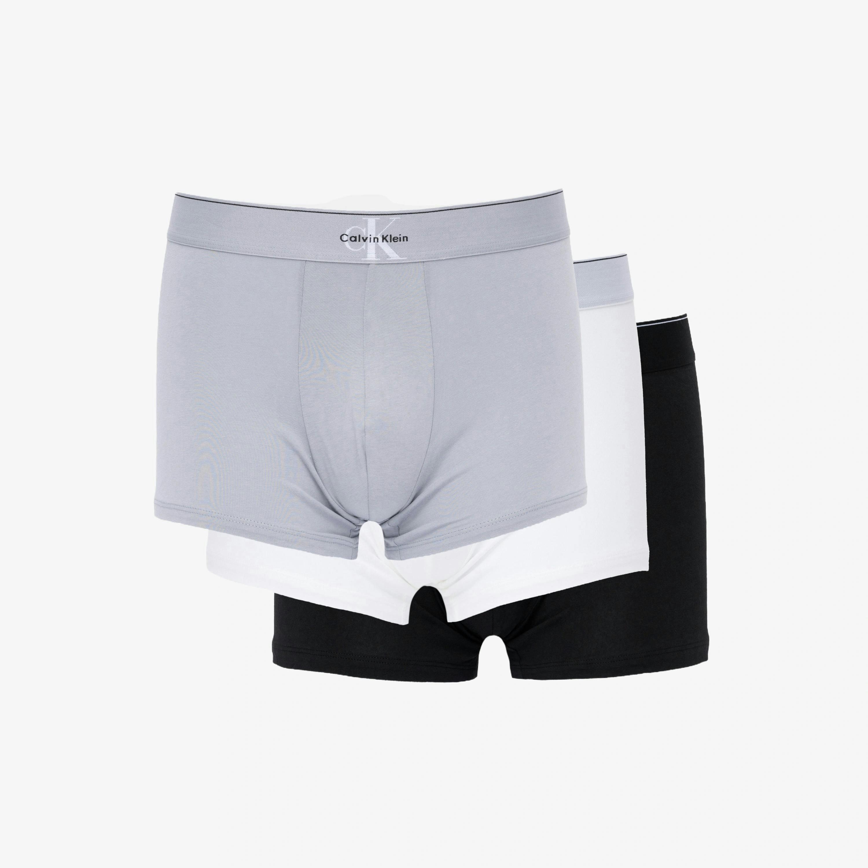 Calvin Klein Graphic Monogram Trunks  in Grey , view 1 of 1