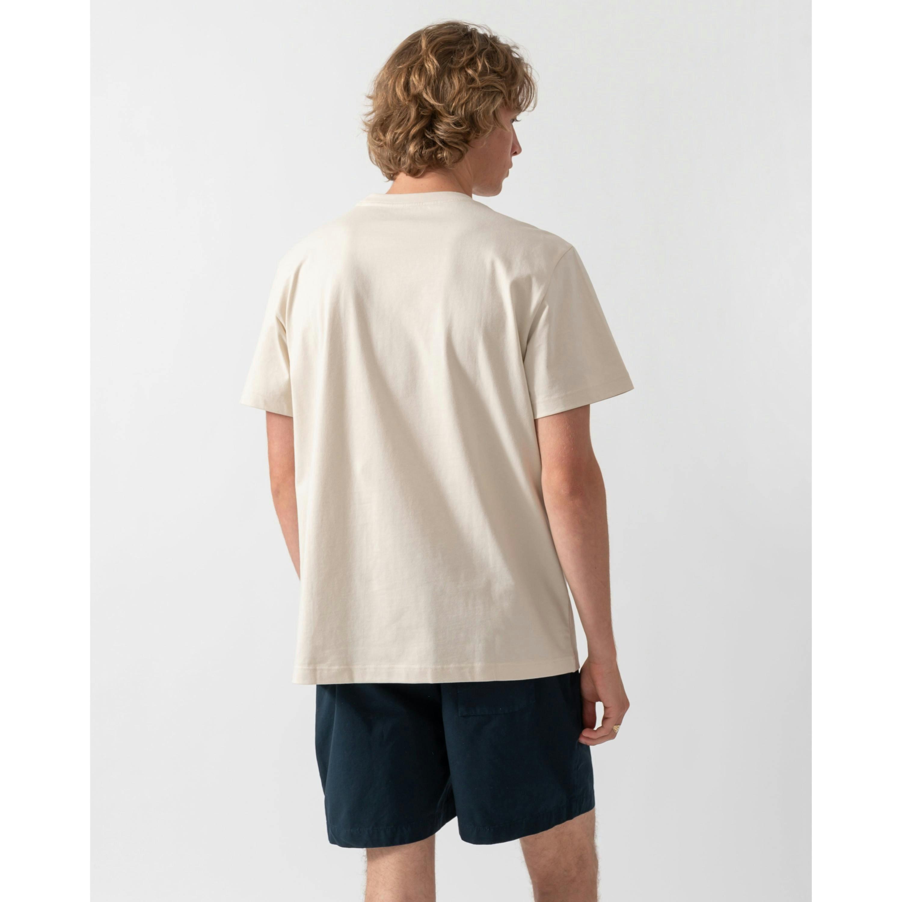 Fjallraven Multicolor Logo T-Shirt  in Ivory , view 2 of 4