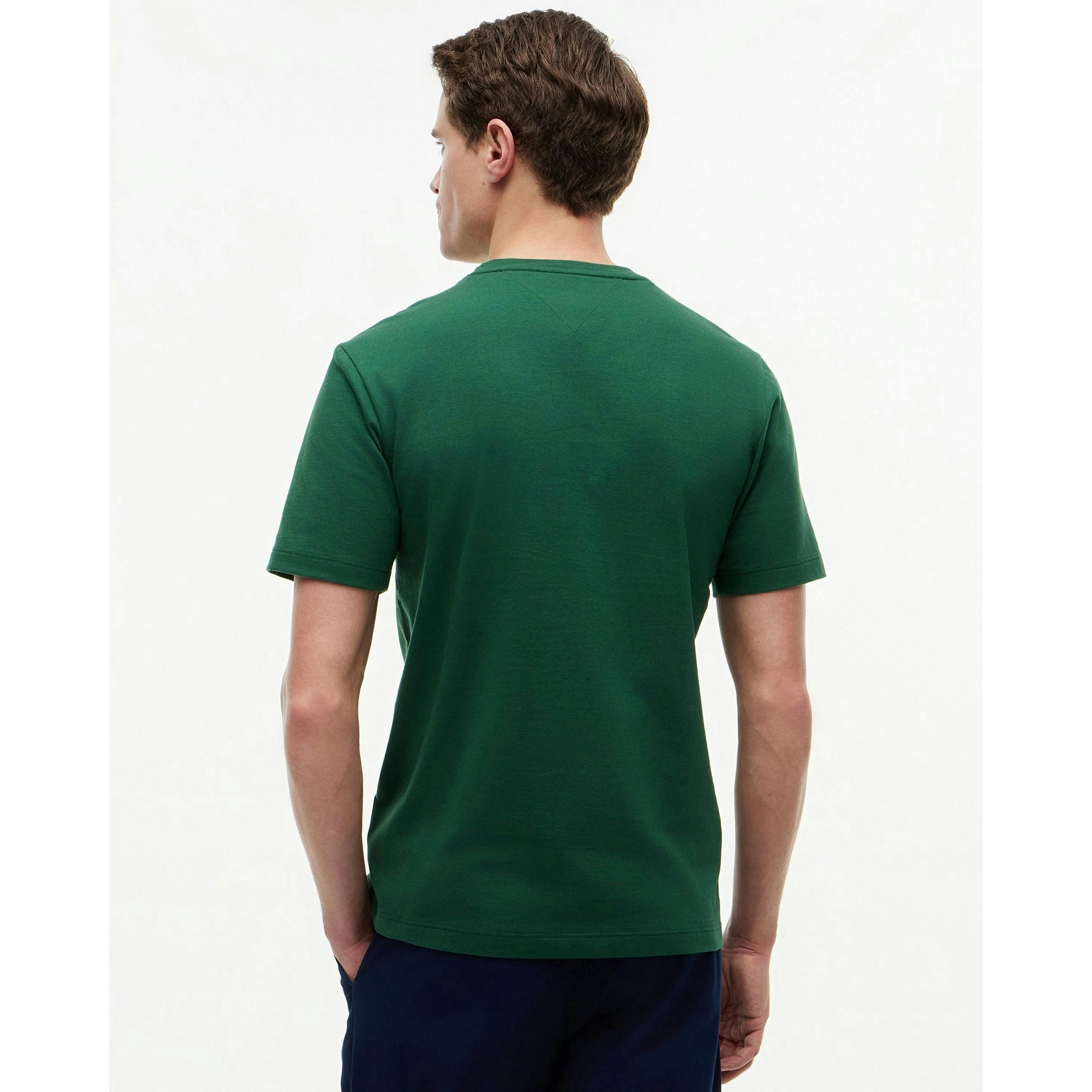 Tommy Hilfiger Solid T-Shirt  in Green , view 2 of 5