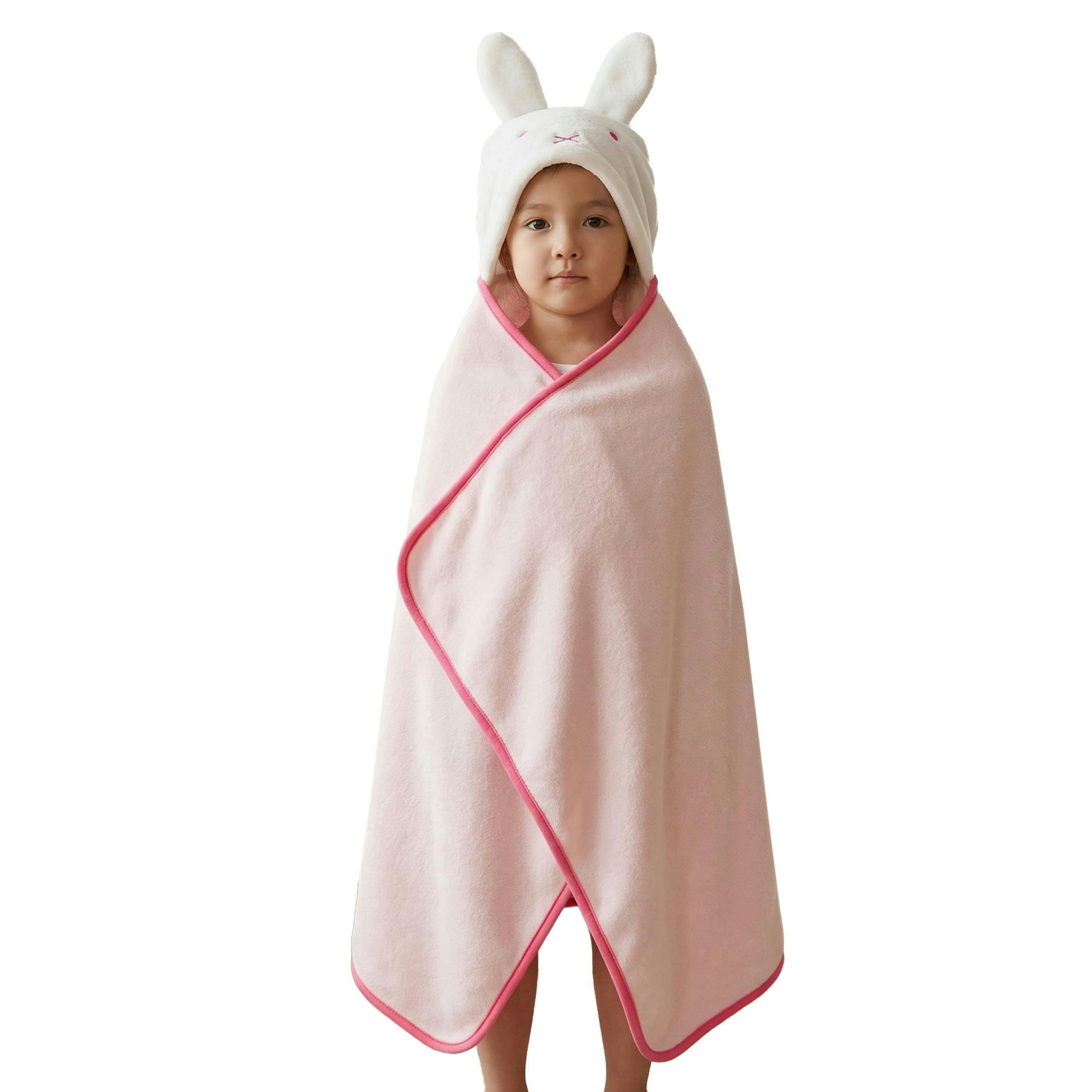 Miffy Girls Pink Character Hooded Blanket By Vanilla Underground , view 1 of 6